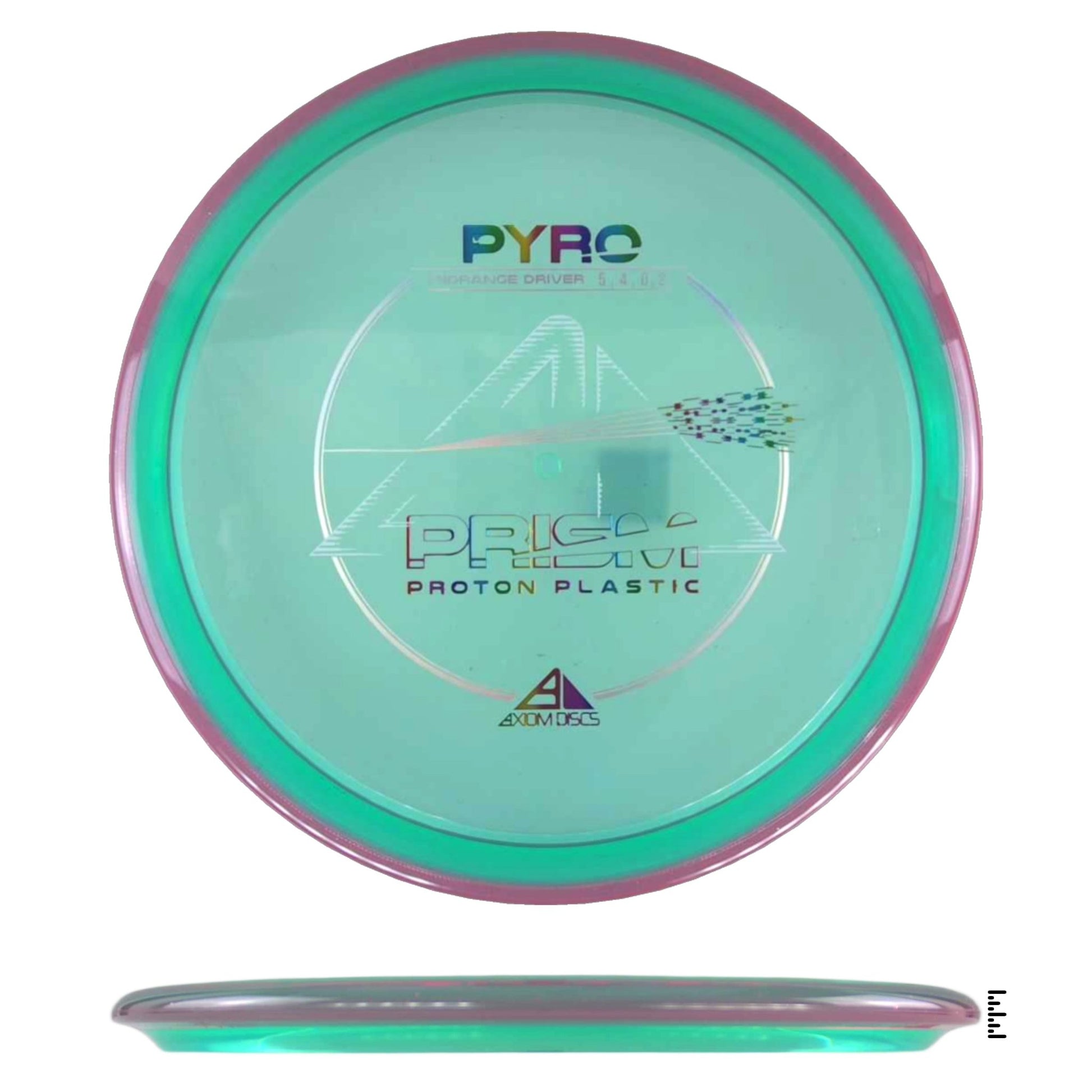 Axiom Discs Prism Proton Pyro - Turquoise / Pink - Powergrip USA