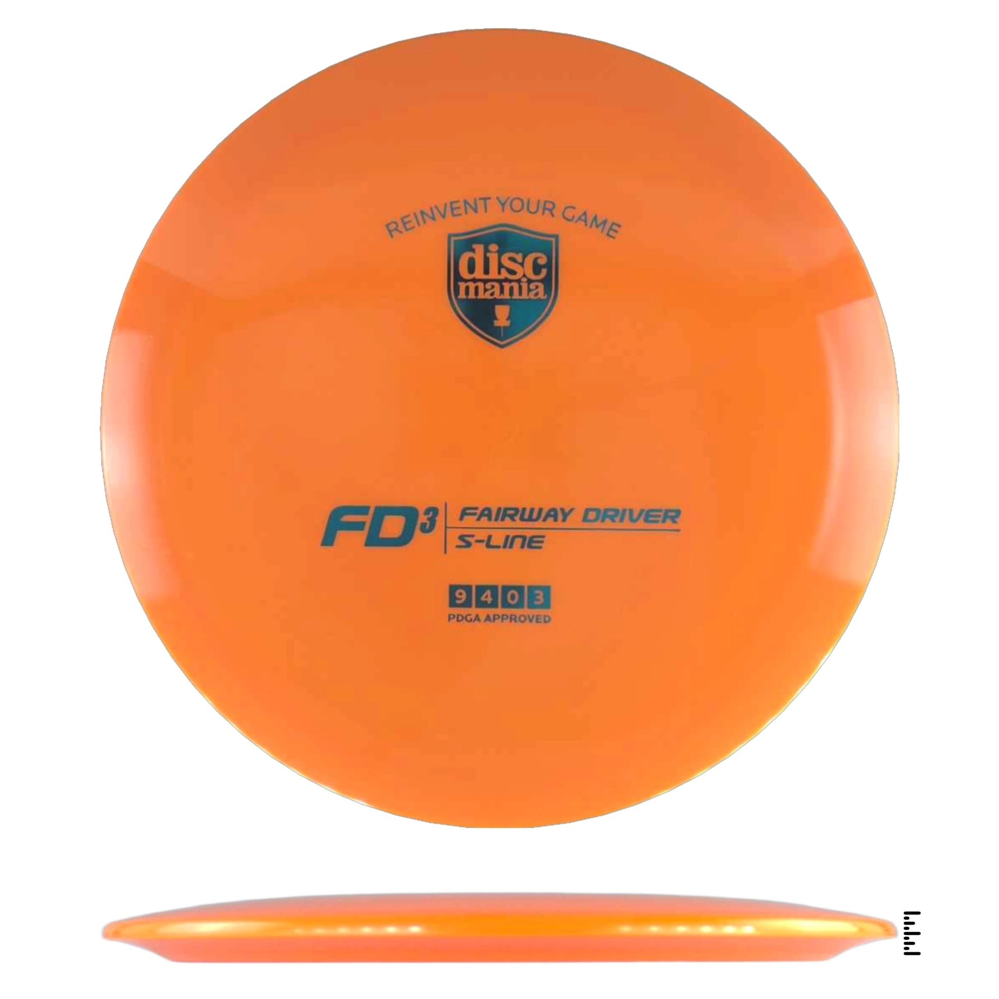 Discmania S - Line FD3 - Orange - Powergrip USA