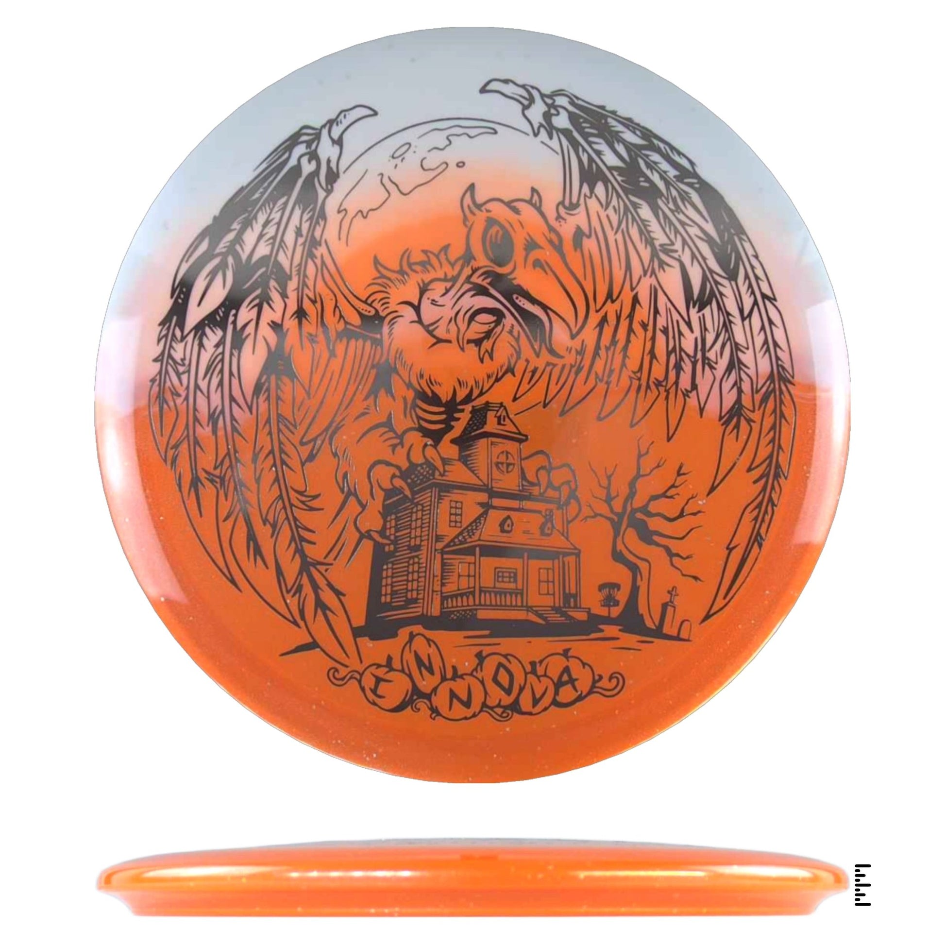 Innova Duo Roc3 - 2025 Halloween Edition - White / Orange - Duo - Powergrip USA