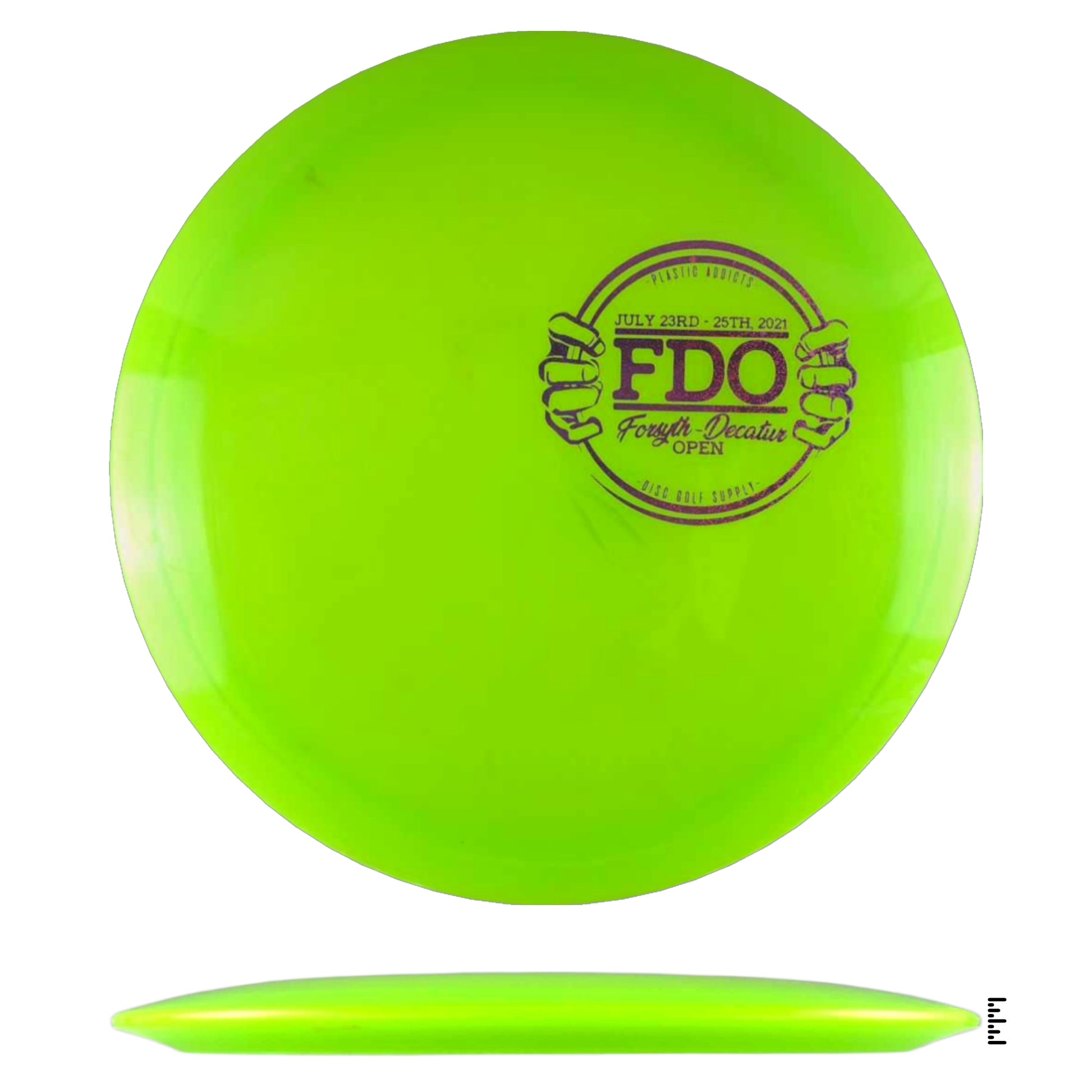 FDO Forge's Decorative Open disc golf disc