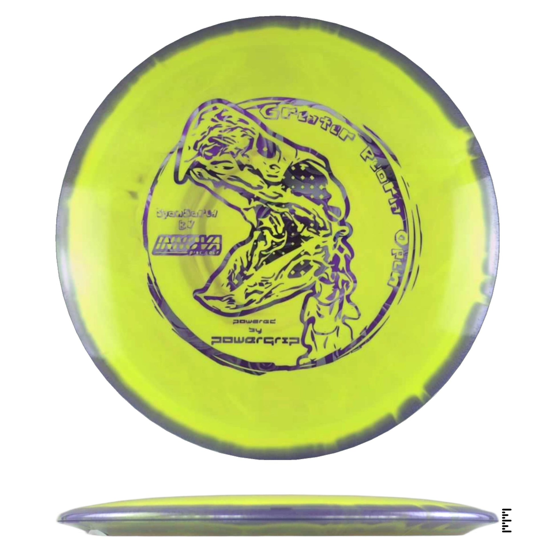 Innova Halo TeeBird3 - 2024 Greater Peoria Open - Yellow / Violet - Powergrip USA
