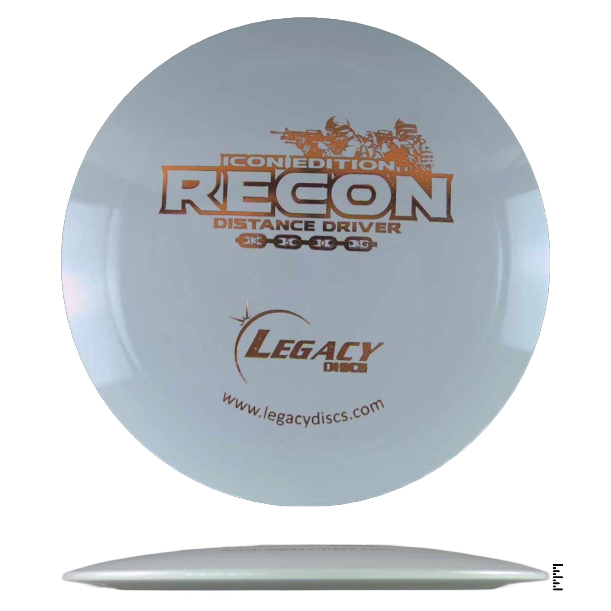 Legacy Discs Icon Recon - Light Gray - Powergrip USA