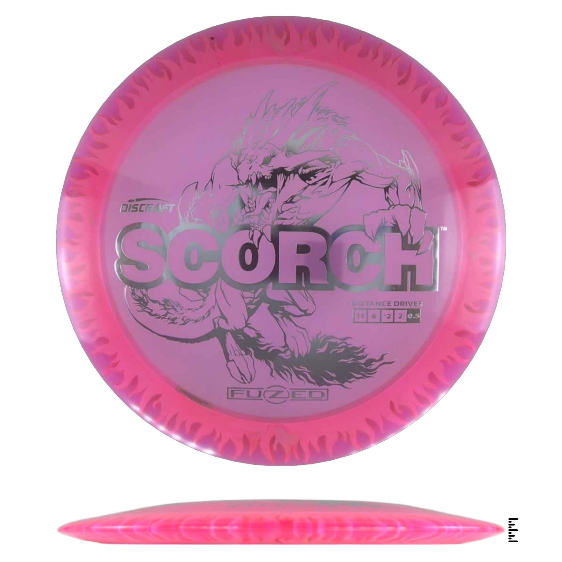 Discraft Fuzed Line Scorch - Magenta / Pink - Powergrip USA