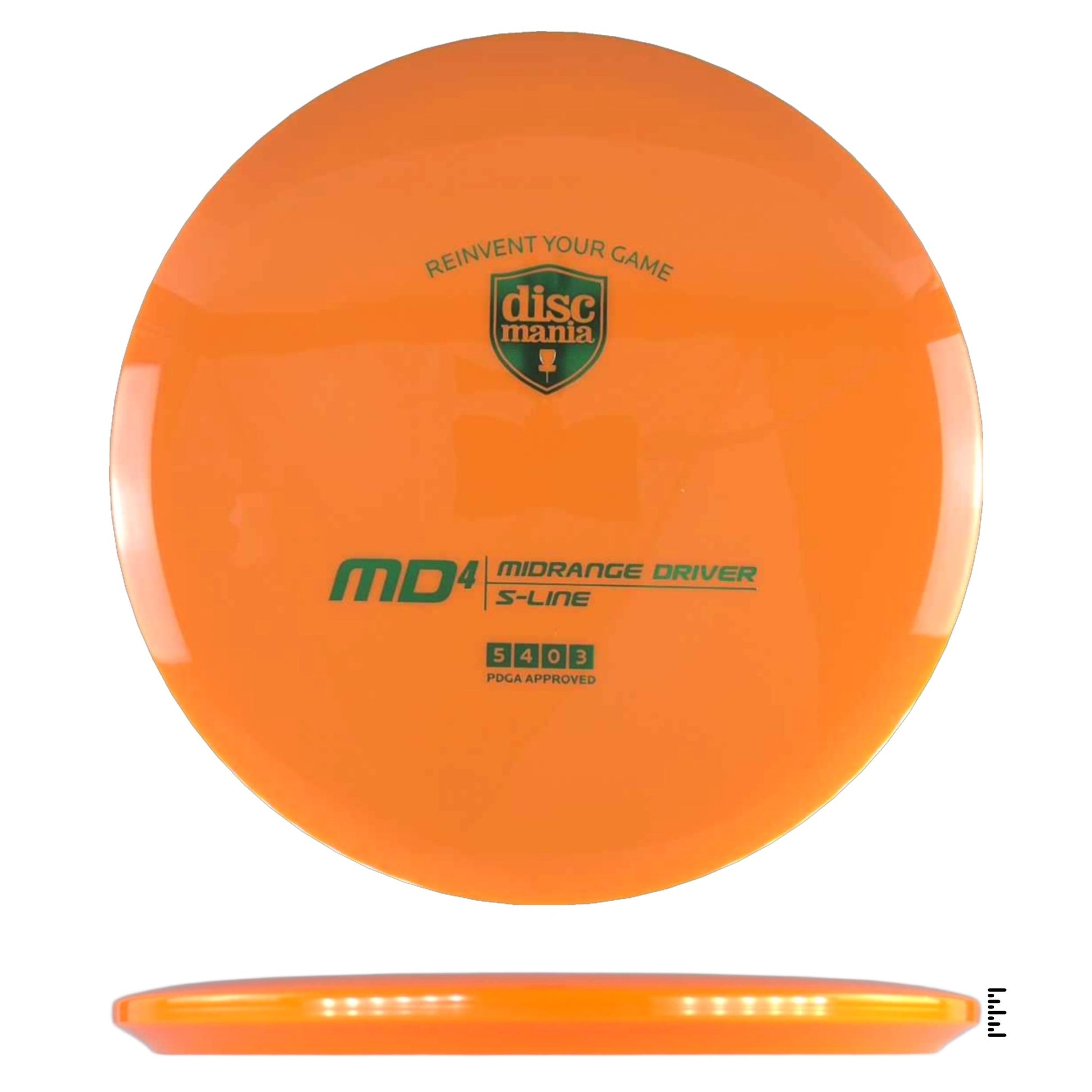 Discmania S - Line MD4 - Orange - Powergrip USA