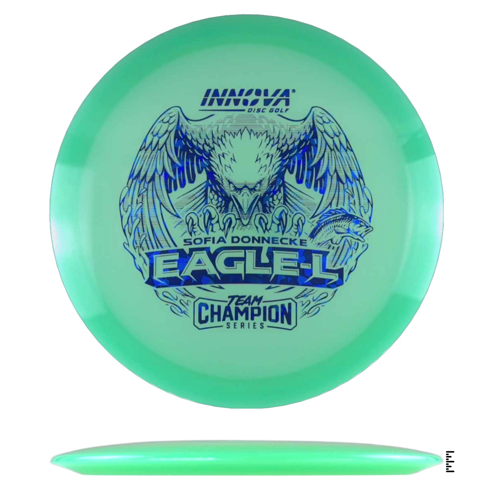 Innova Proto Glow Champion Eagle - L 2025 Sofia Donnecke Tour Series - Turquoise - Powergrip USA