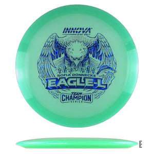 Innova Proto Glow Champion Eagle - L 2025 Sofia Donnecke Tour Series - Turquoise - Powergrip USA