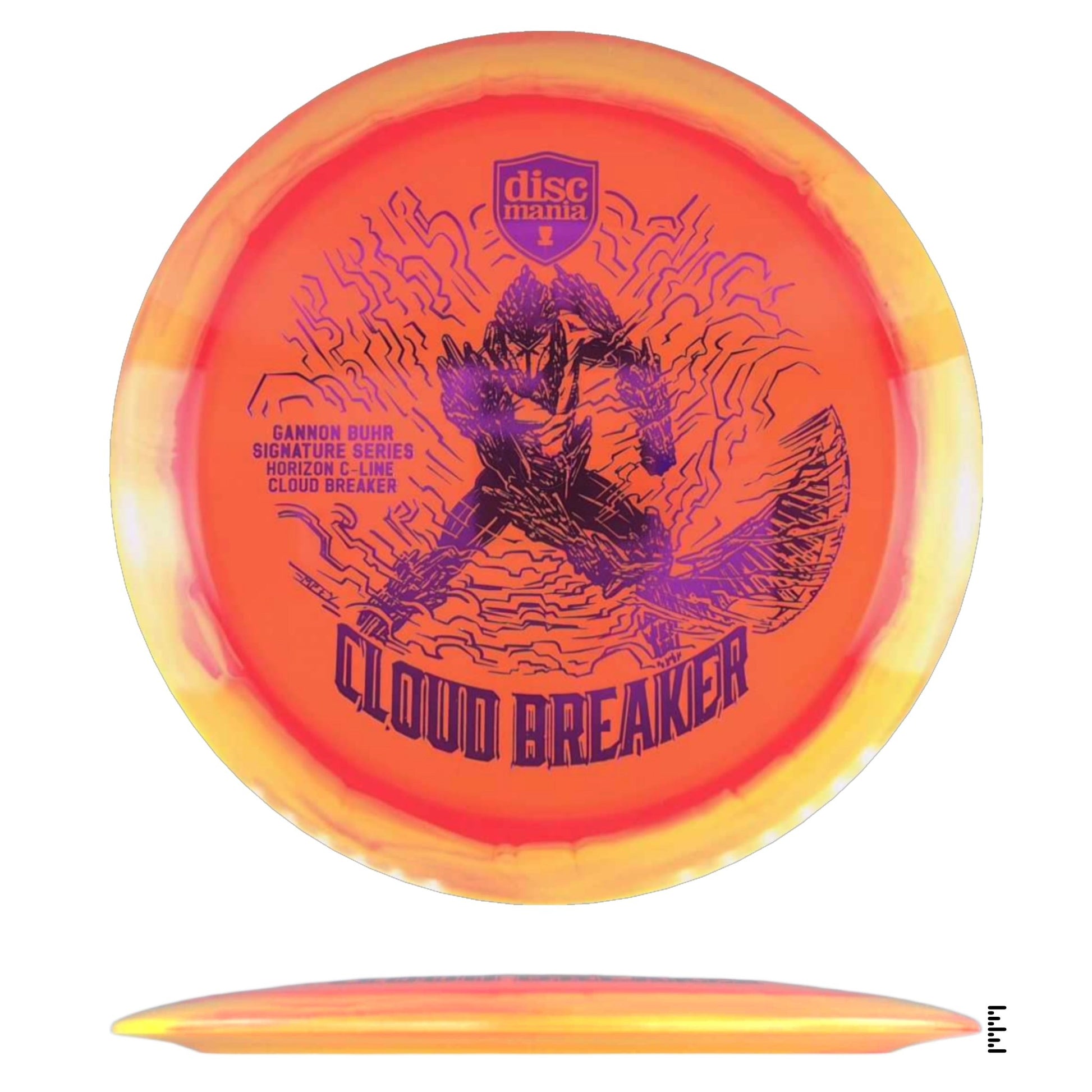 Discmania Horizon C - Line Cloud Breaker - Gannon Buhr Signature Series - Orange / Yellow - Powergrip USA