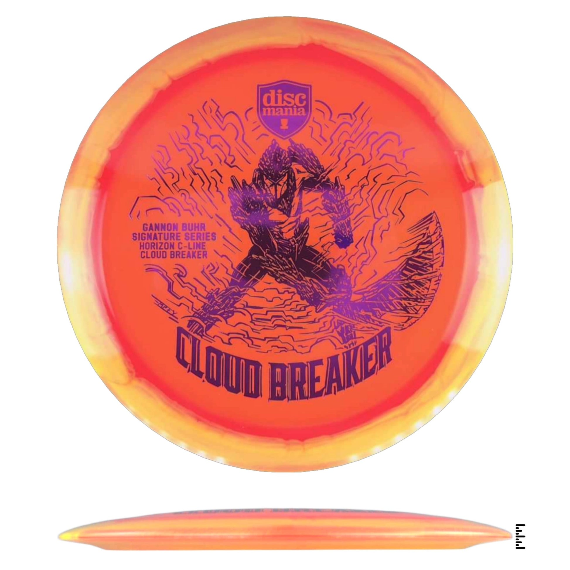 Discmania Horizon C - Line Cloud Breaker - Gannon Buhr Signature Series - Orange / Yellow - Powergrip USA