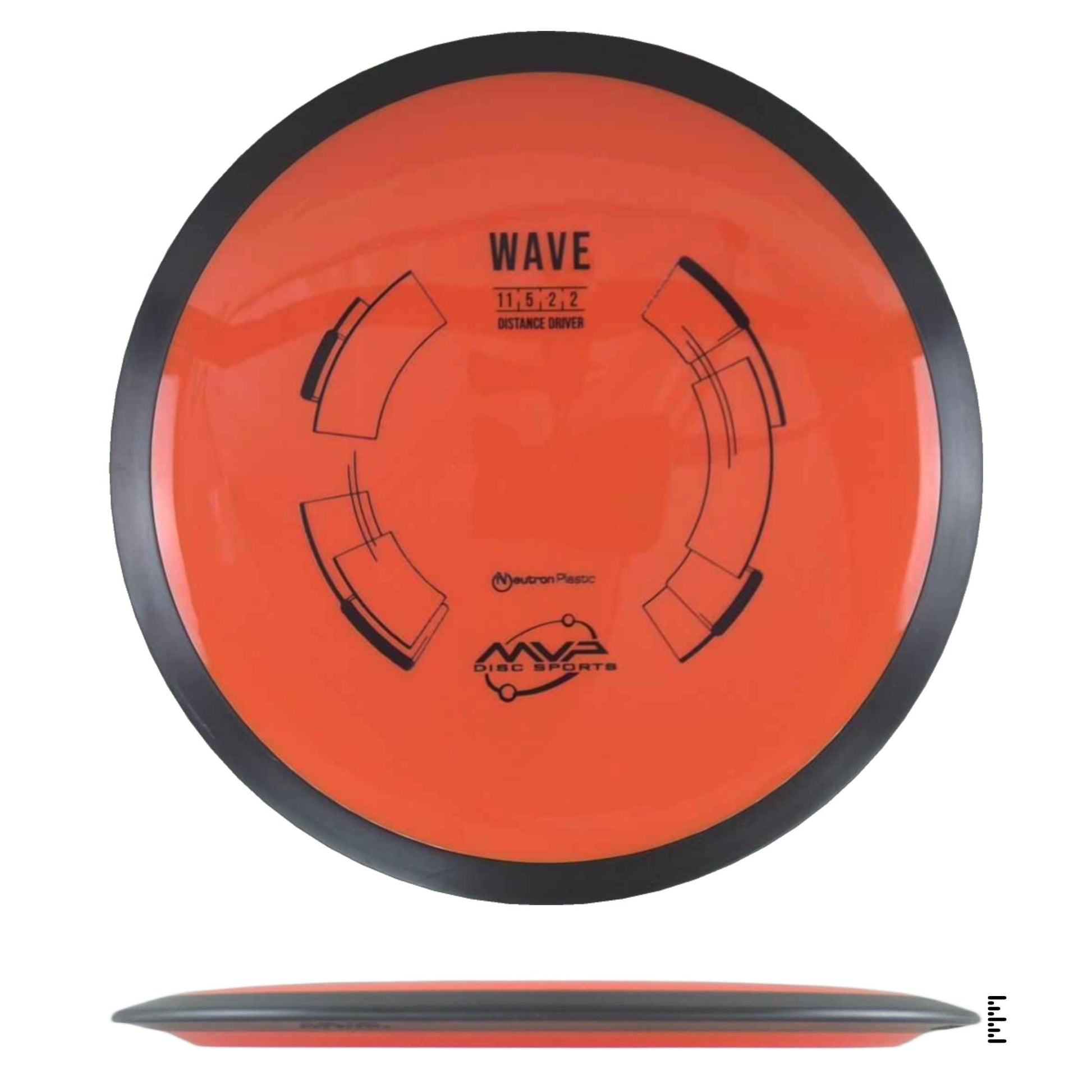 MVP Disc Sports Neutron Wave - Orange - Powergrip USA