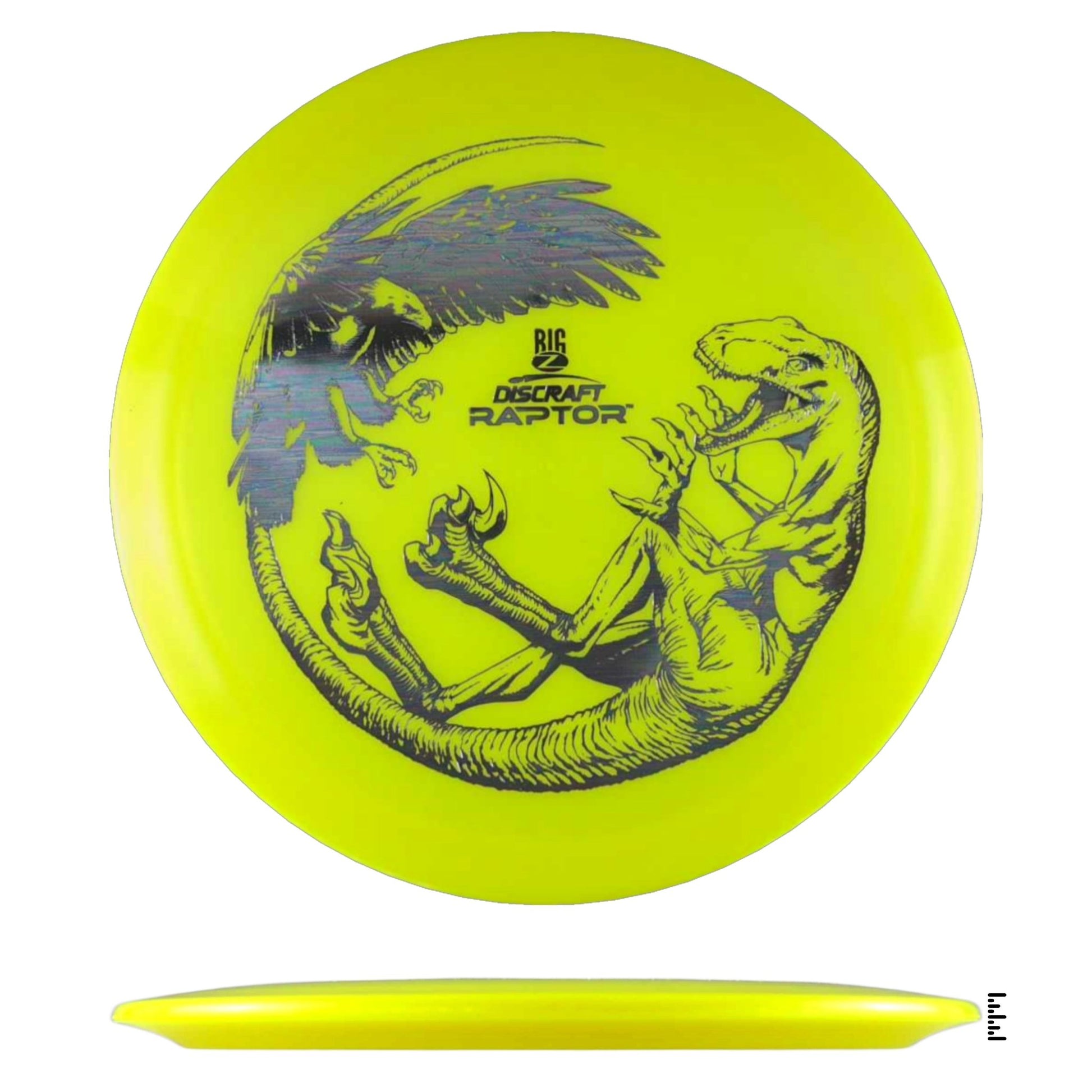 Discraft Big Z Raptor - Fluorescent Yellow - Powergrip USA