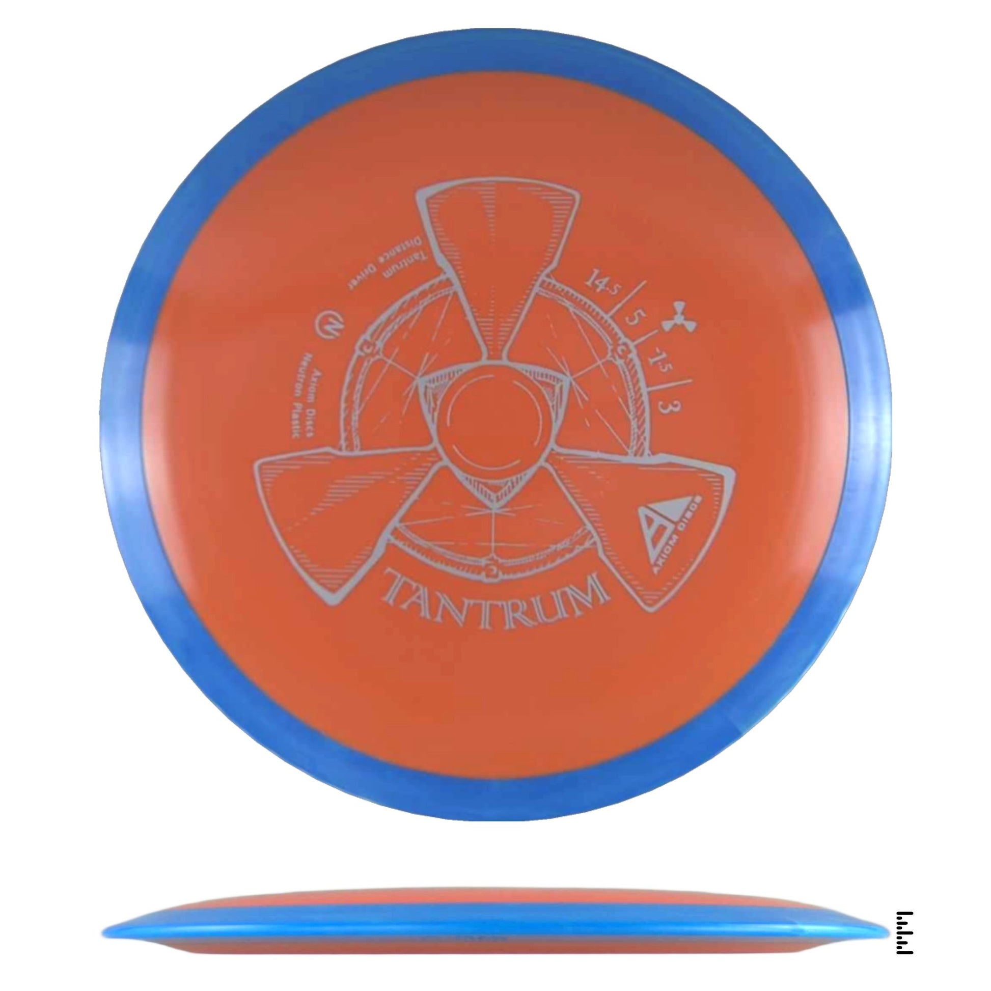 Axiom Discs Neutron Tantrum - Orange / Blue - Powergrip USA