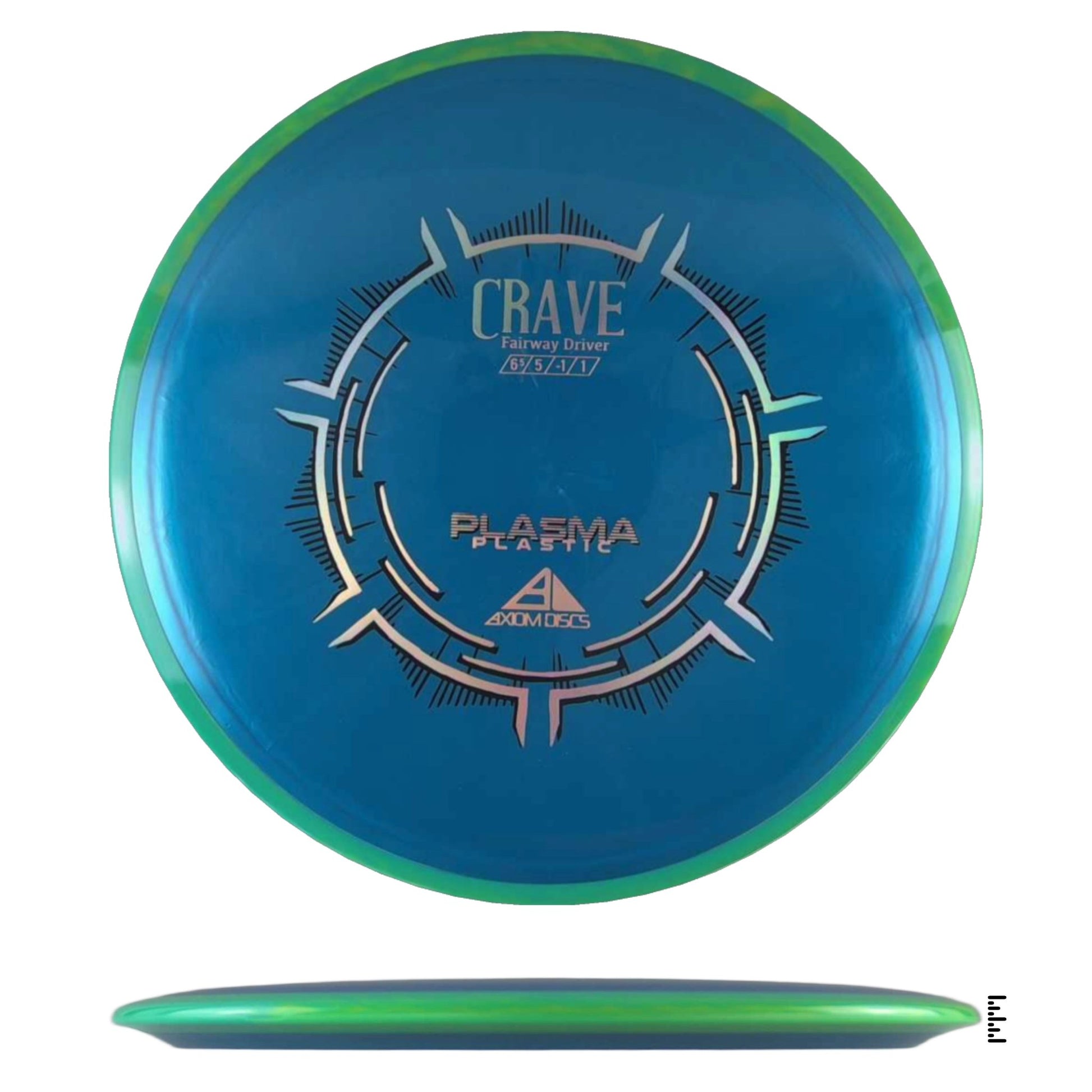 Axiom Discs Plasma Crave - Blue / Green - Powergrip USA