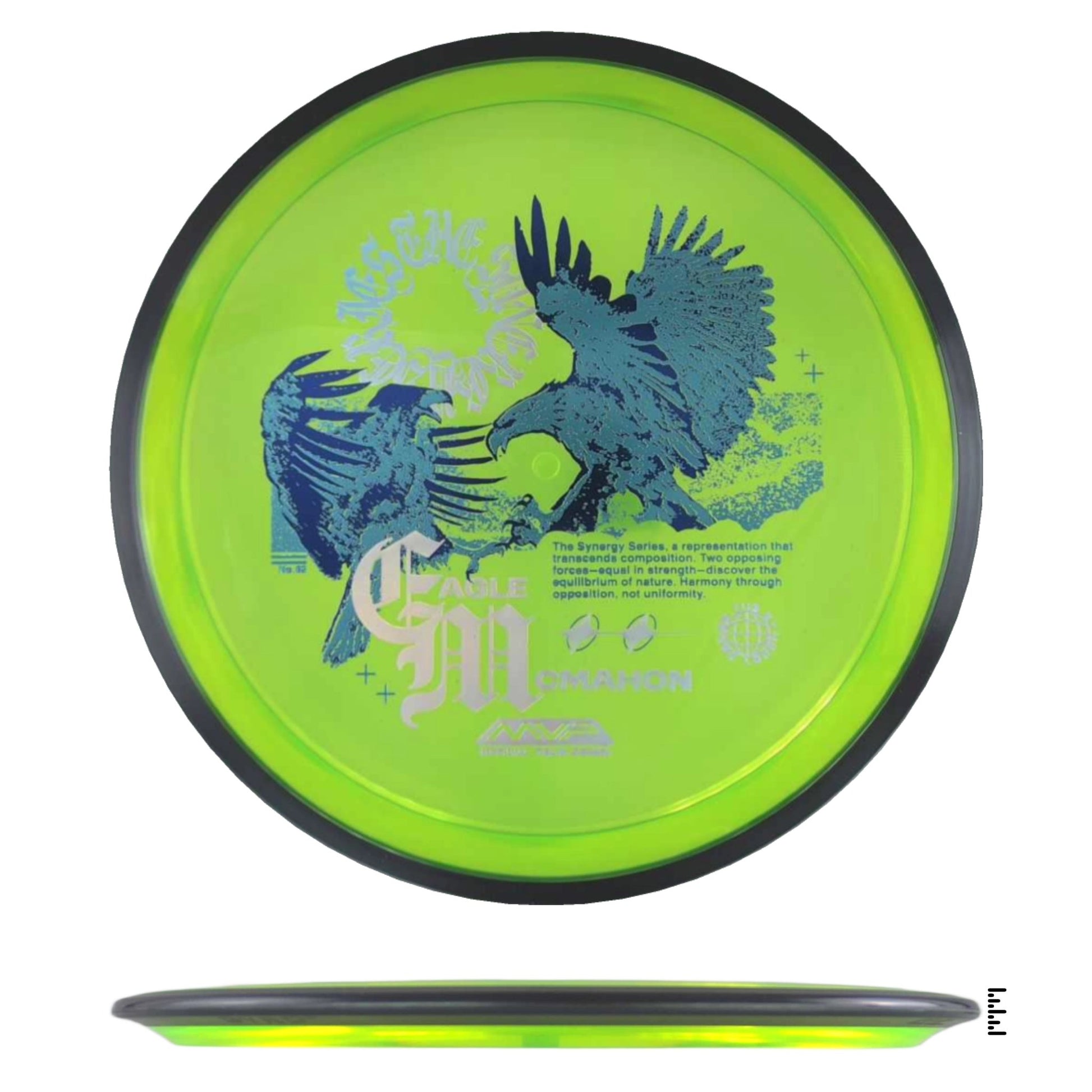 MVP Disc Sports Proton Resistor - Eagle McMahon Synergy Series - Lime - Powergrip USA