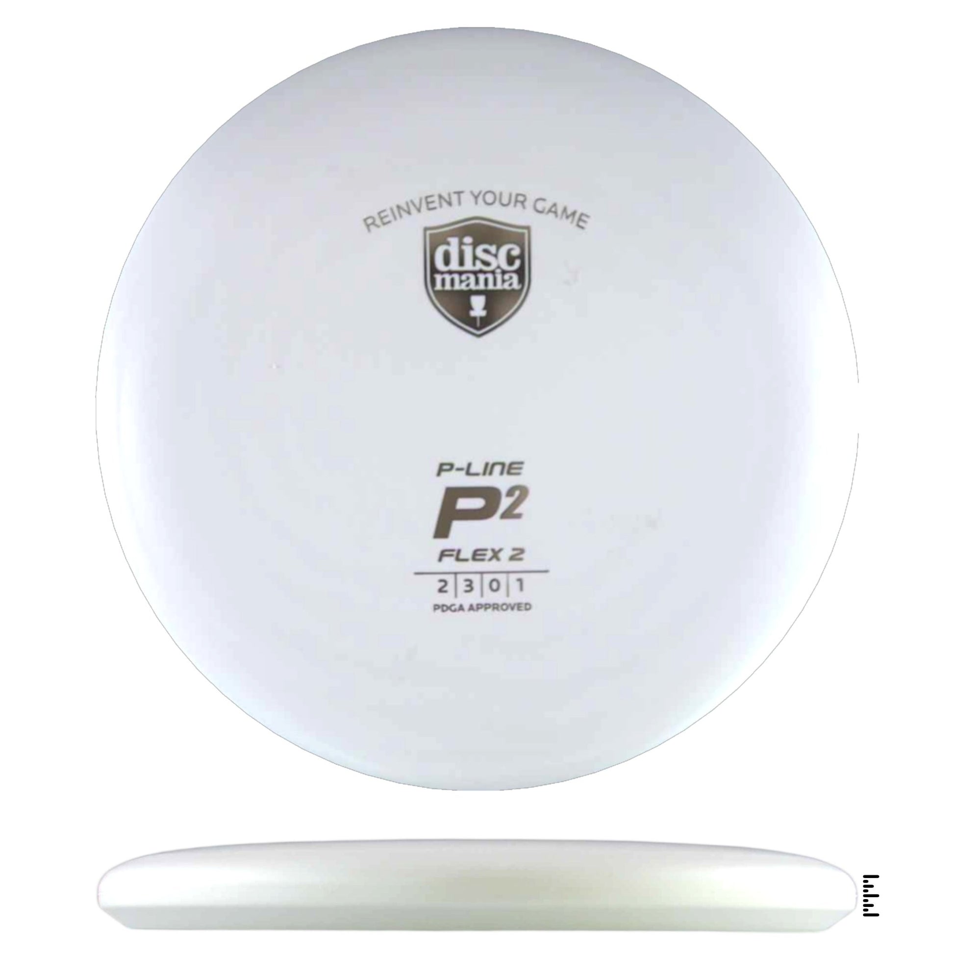 Discmania P - Line Flex 2 P2 - White - Powergrip USA