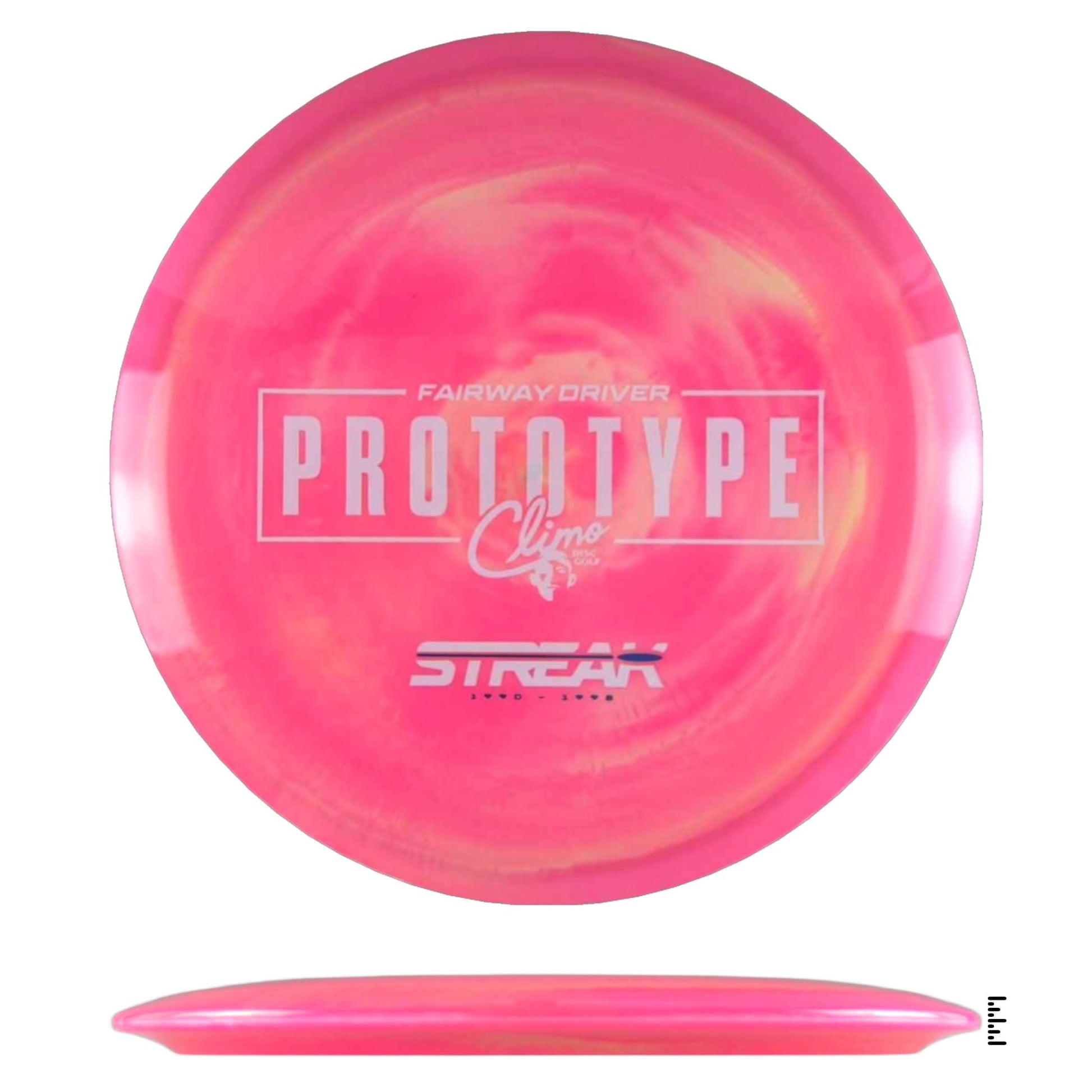 Climo Disc Golf Signature Line Streak Prototpye - Unique - Powergrip USA