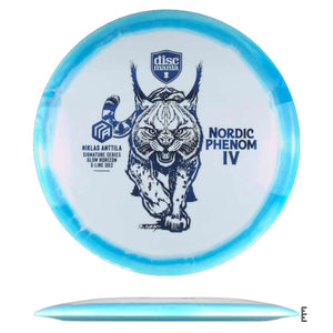 Discmania Glow Horizon S - Line DD3 Nordic Phenom 4 – Niklas Anttila Signature Series - White / Blue - Powergrip USA