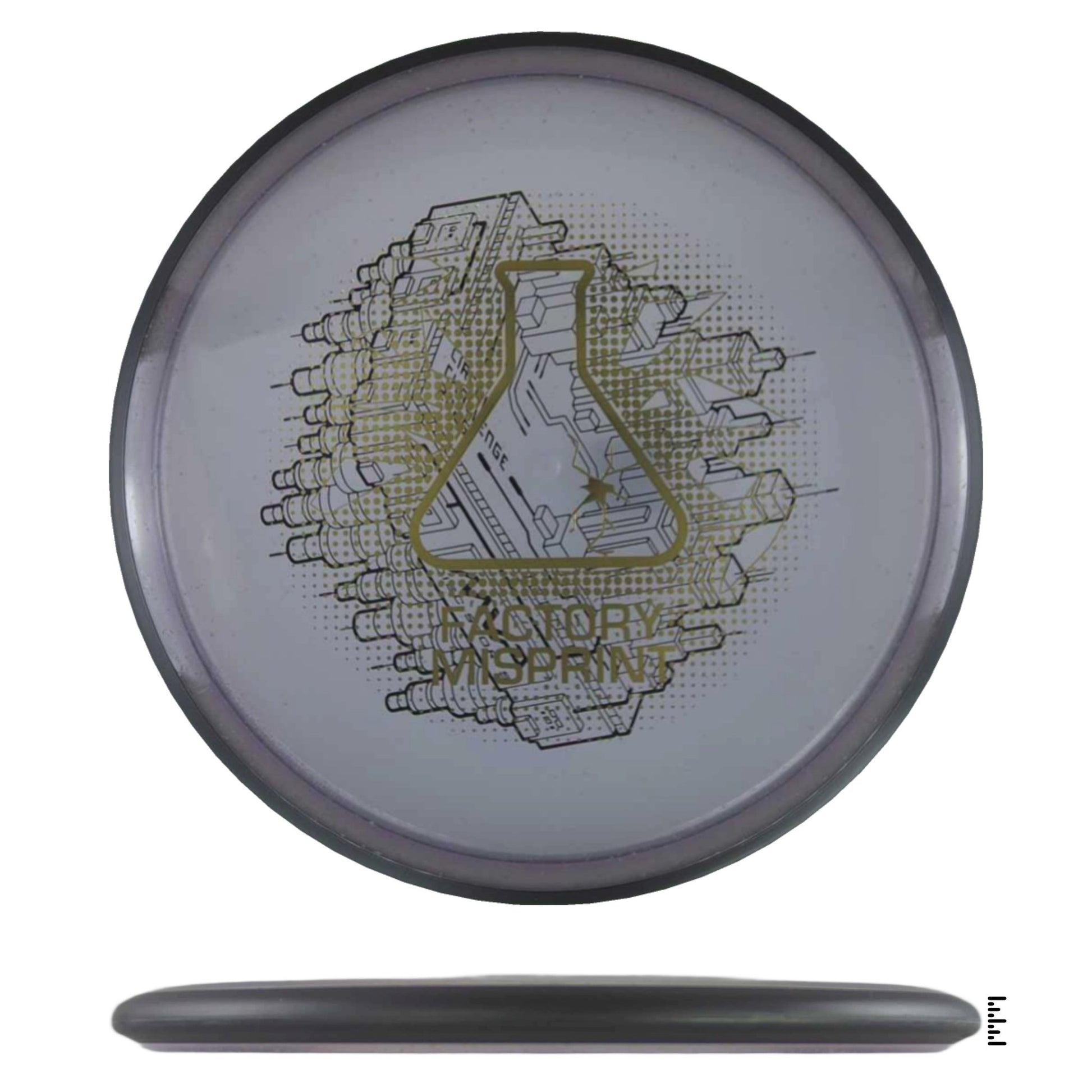 MVP Disc Sports Particle Glow Proton Uplink Factory Misprint - Plum - Powergrip USA