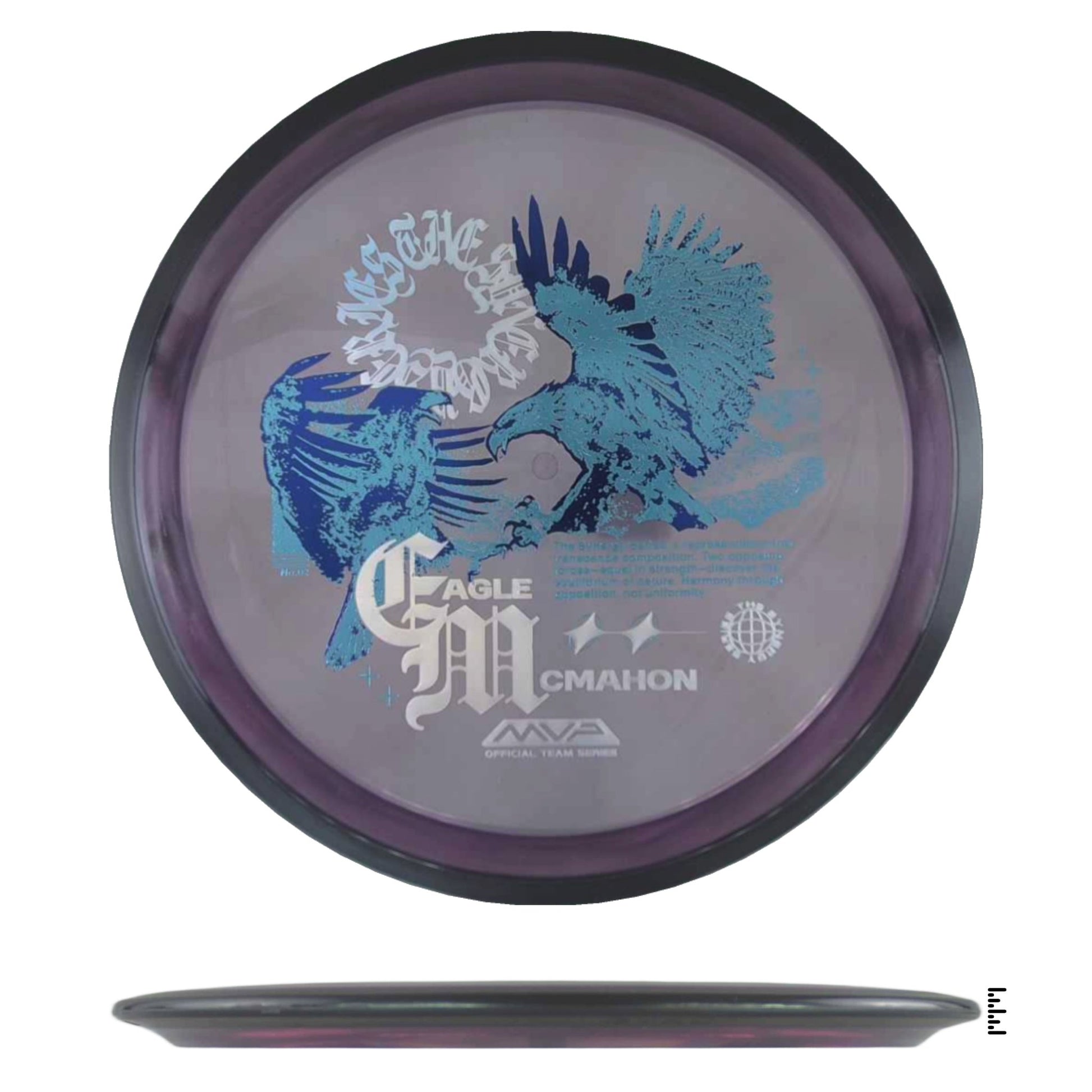 MVP Disc Sports Proton Resistor - Eagle McMahon Synergy Series - Dark Plum - Powergrip USA