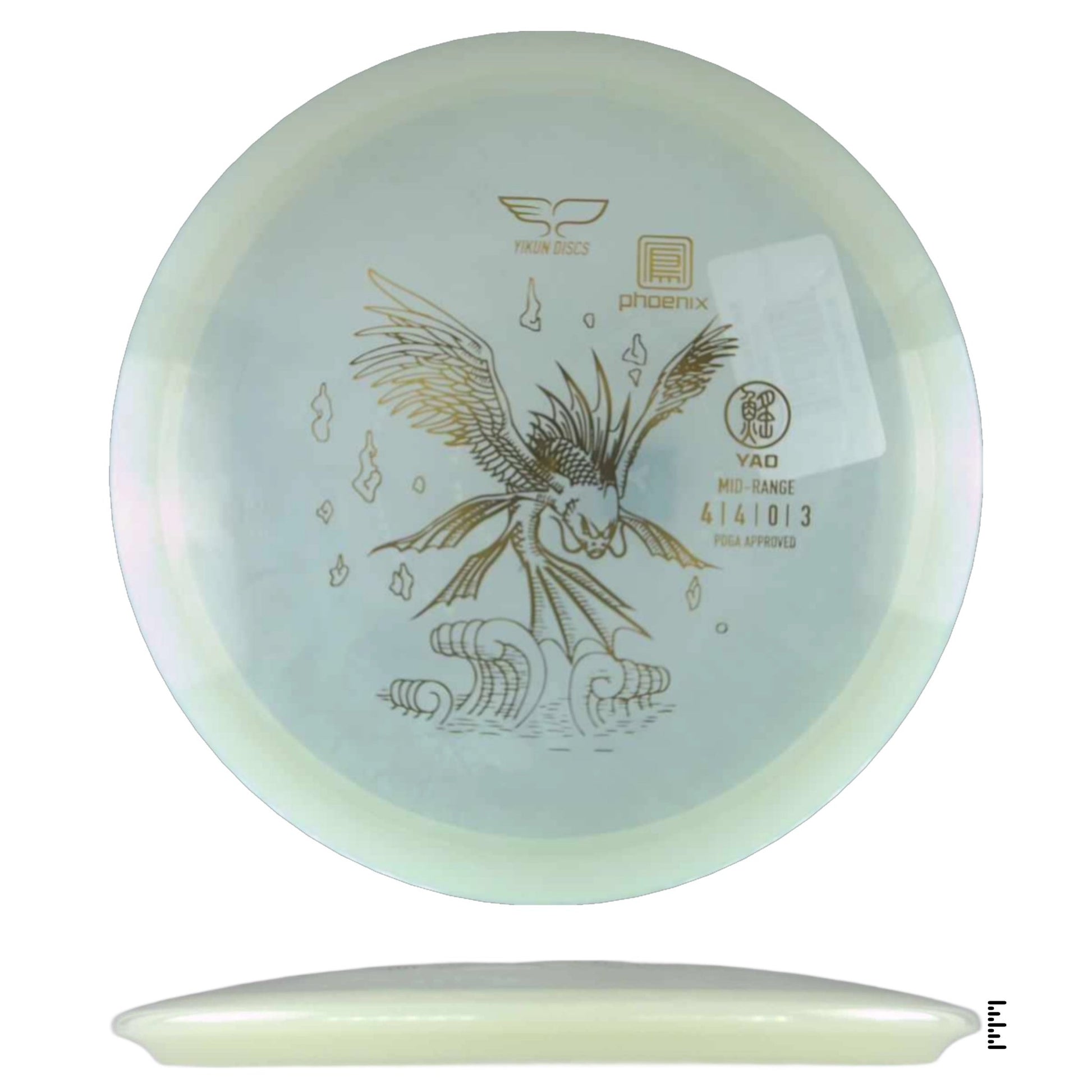 Yikun Discs Phoenix Yao - Clear - Powergrip USA