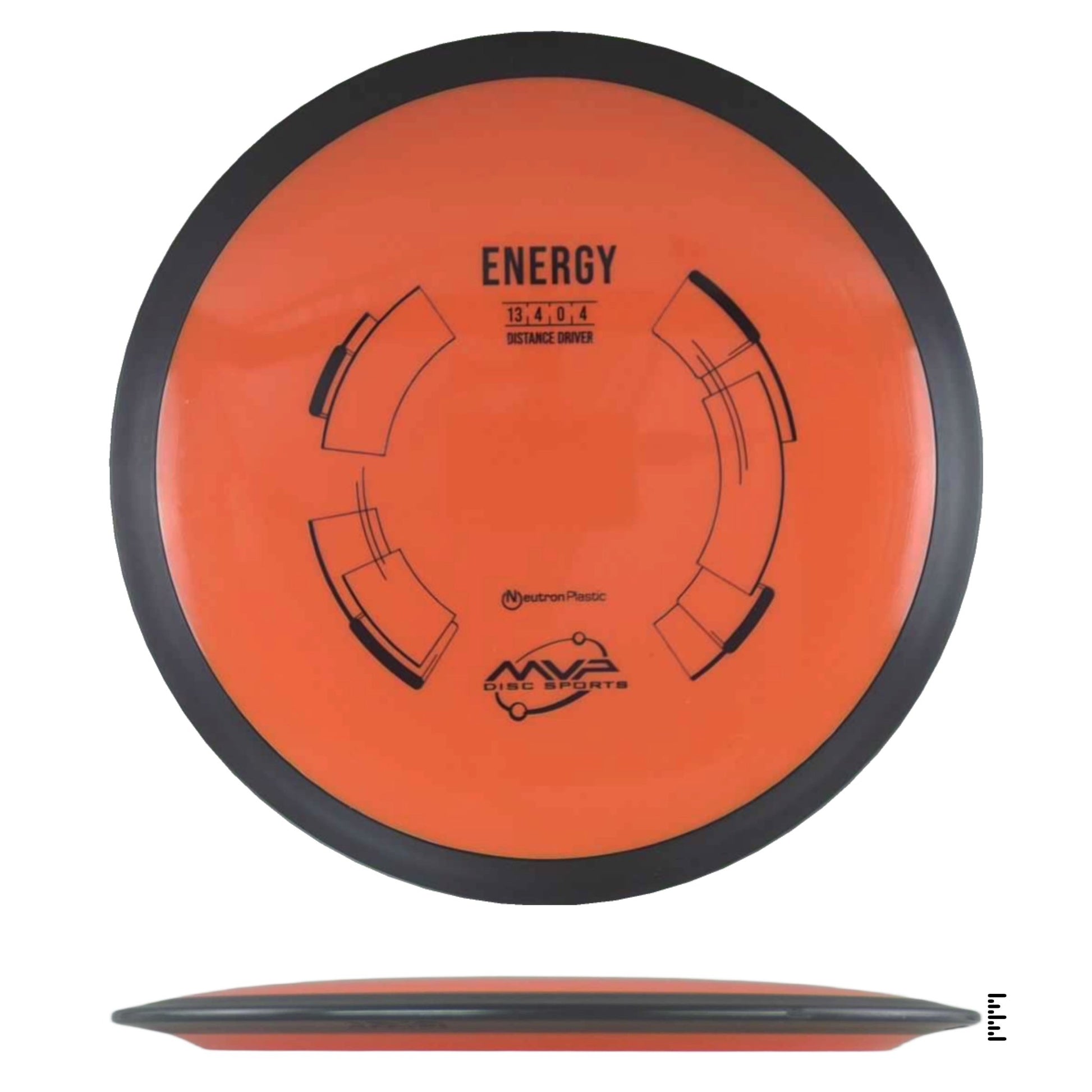 MVP Disc Sports Neutron Energy - Orange - Powergrip USA