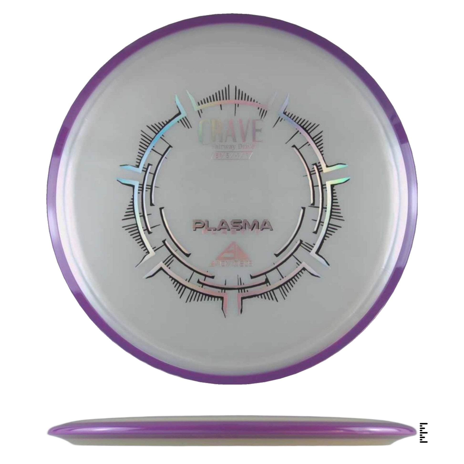 Axiom Discs Plasma Crave - White / Violet - Powergrip USA