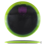 Disc Golf Disc - 7be4cb71 - Black & Green with Fingerprint Logo