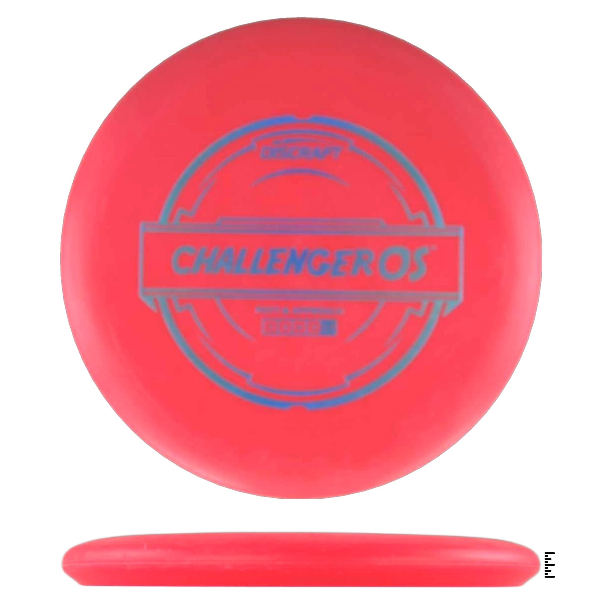 Discraft D Line Challenger OS - Red - Powergrip USA