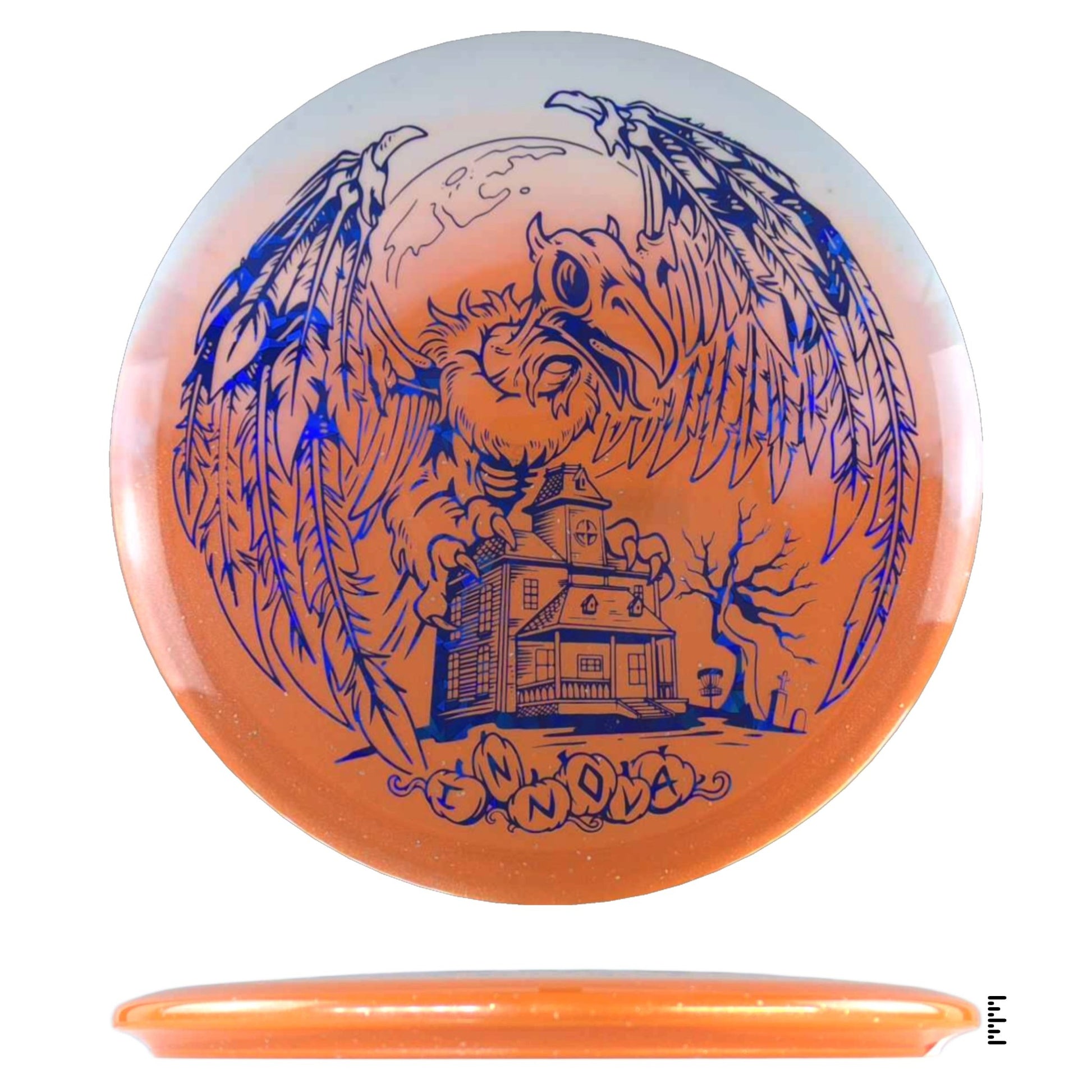 Innova Duo Roc3 - 2025 Halloween Edition - White / Orange - Duo - Powergrip USA