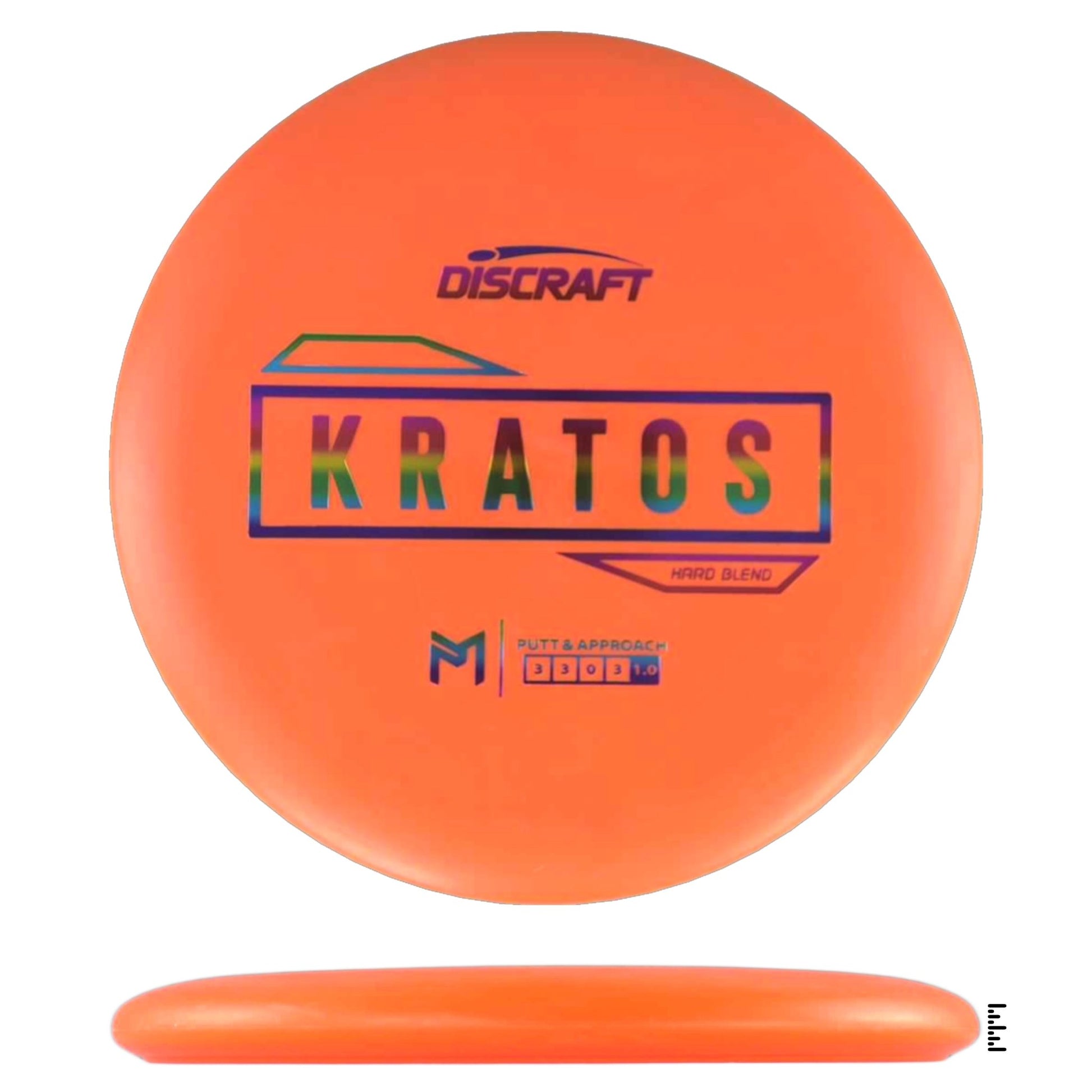 Discraft Putter Line Hard Kratos - Orange - Powergrip USA