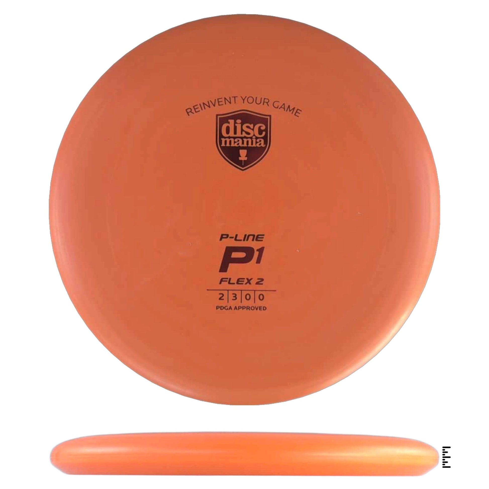 Discmania P - Line Flex 2 P1 - Orange - Powergrip USA