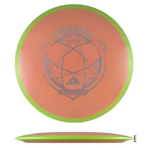 Axiom Discs Fission Fireball - Peach / Fluorescent Yellow - Powergrip USA