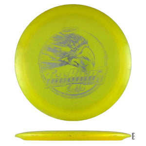 Yellow Innova Thunderbird disc golf disc
