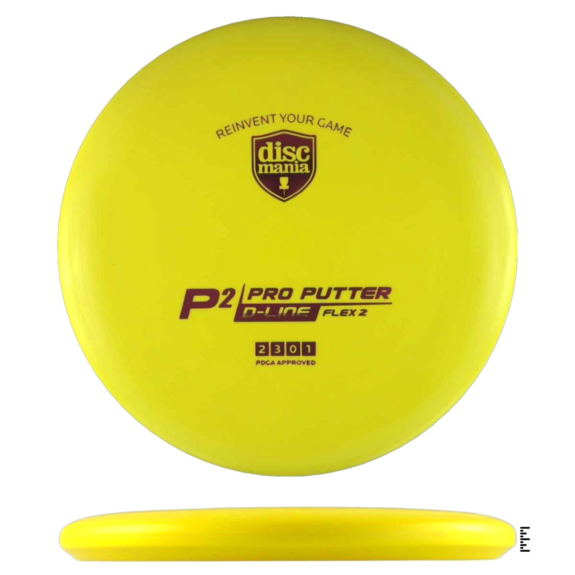 Discmania D - Line Flex 2 P2 - Yellow - Powergrip USA