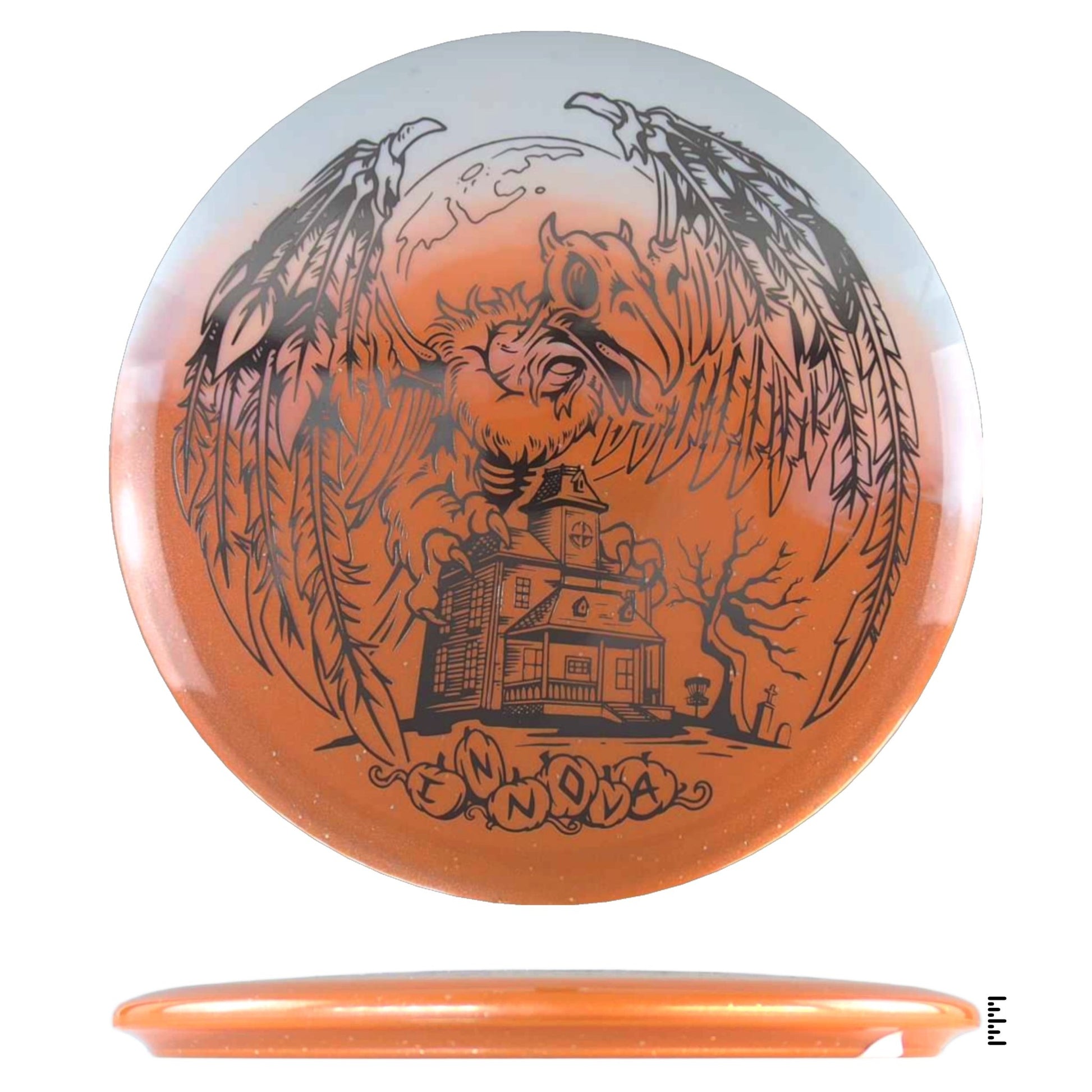 Innova Duo Roc3 - 2025 Halloween Edition - White / Orange - Duo - Powergrip USA