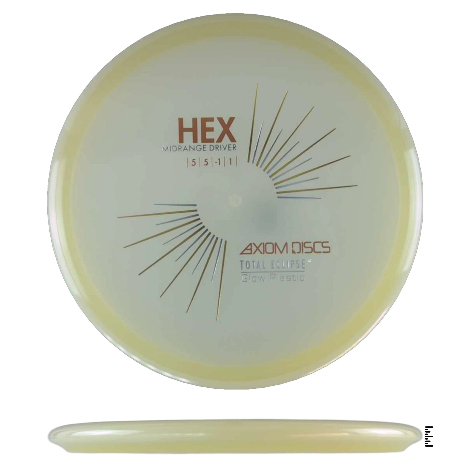 Axiom Discs Total Eclipse Hex - Glow - Powergrip USA