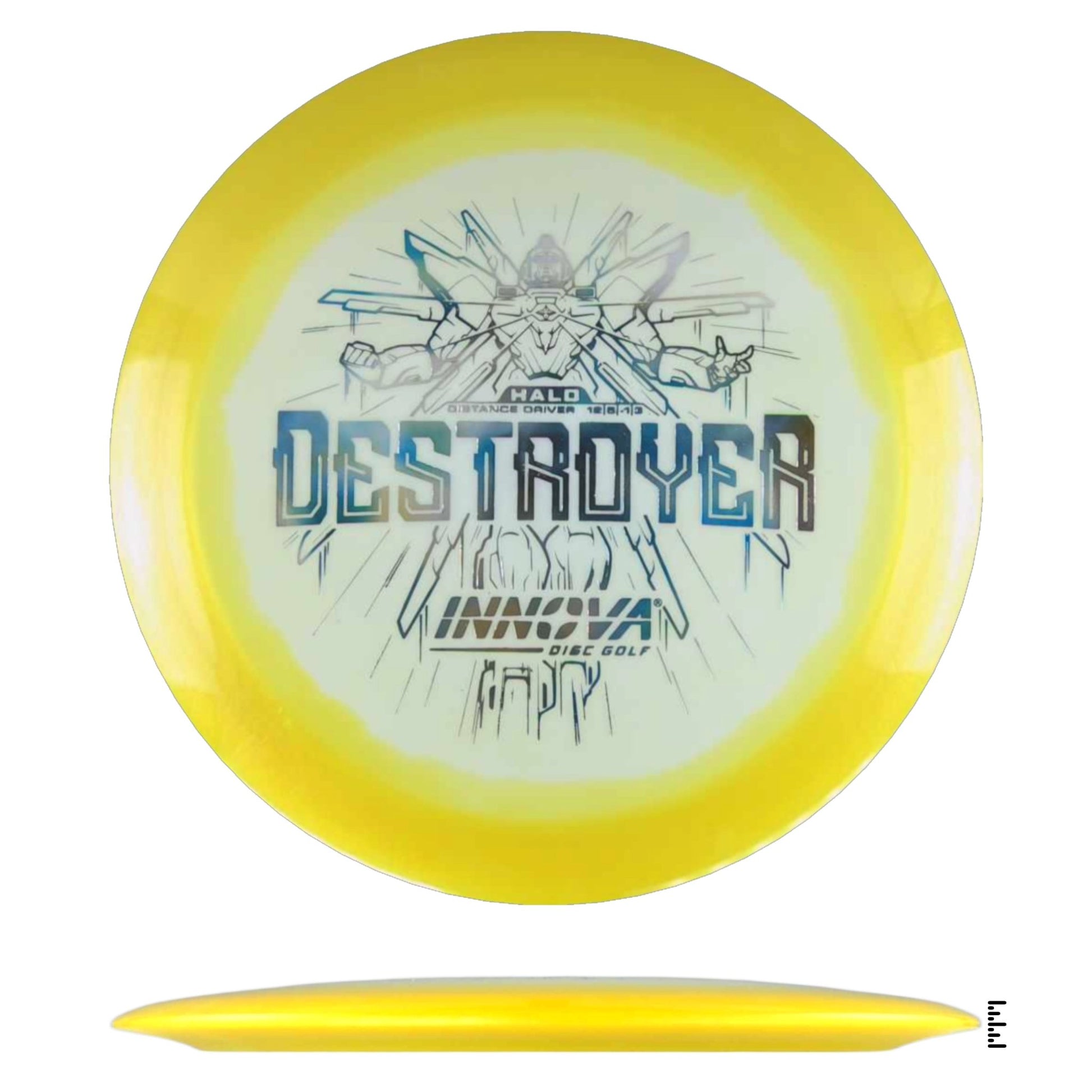 Innova Halo Destroyer - White / Yellow - Powergrip USA