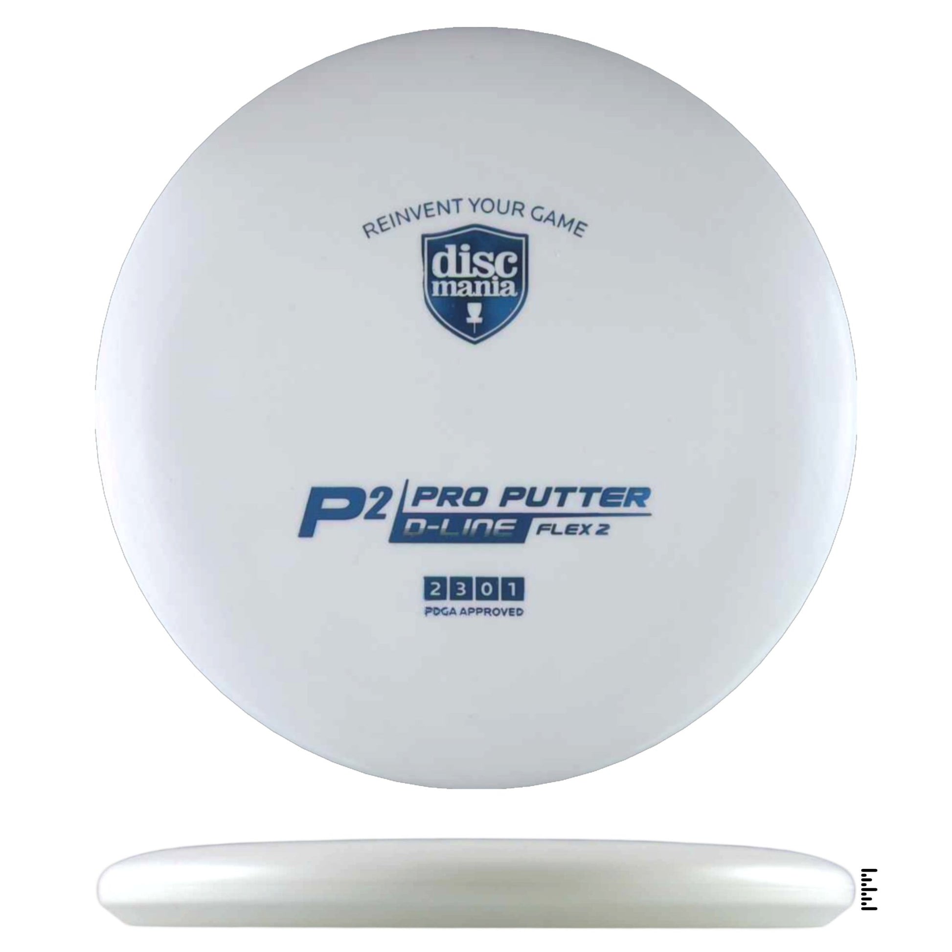Discmania D - Line Flex 2 P2 - White - Powergrip USA