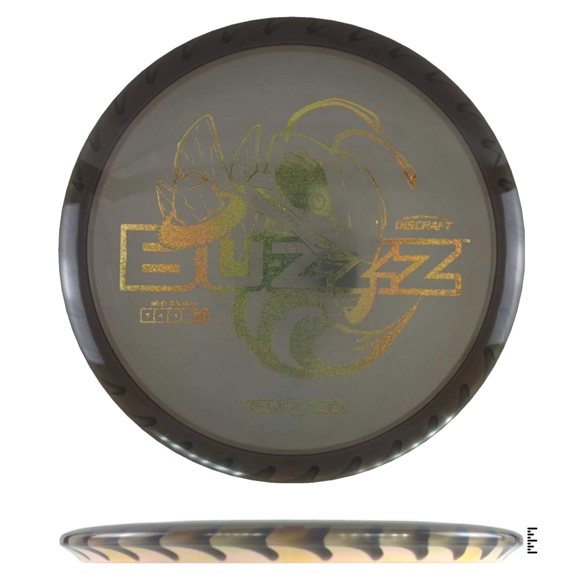 Discraft Fuzed Line Buzzz Saw Pattern (Buzzzsaw) - Black / Cream - Powergrip USA