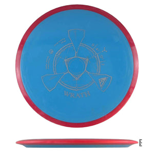 Disc golf disc - blue and red Wraith