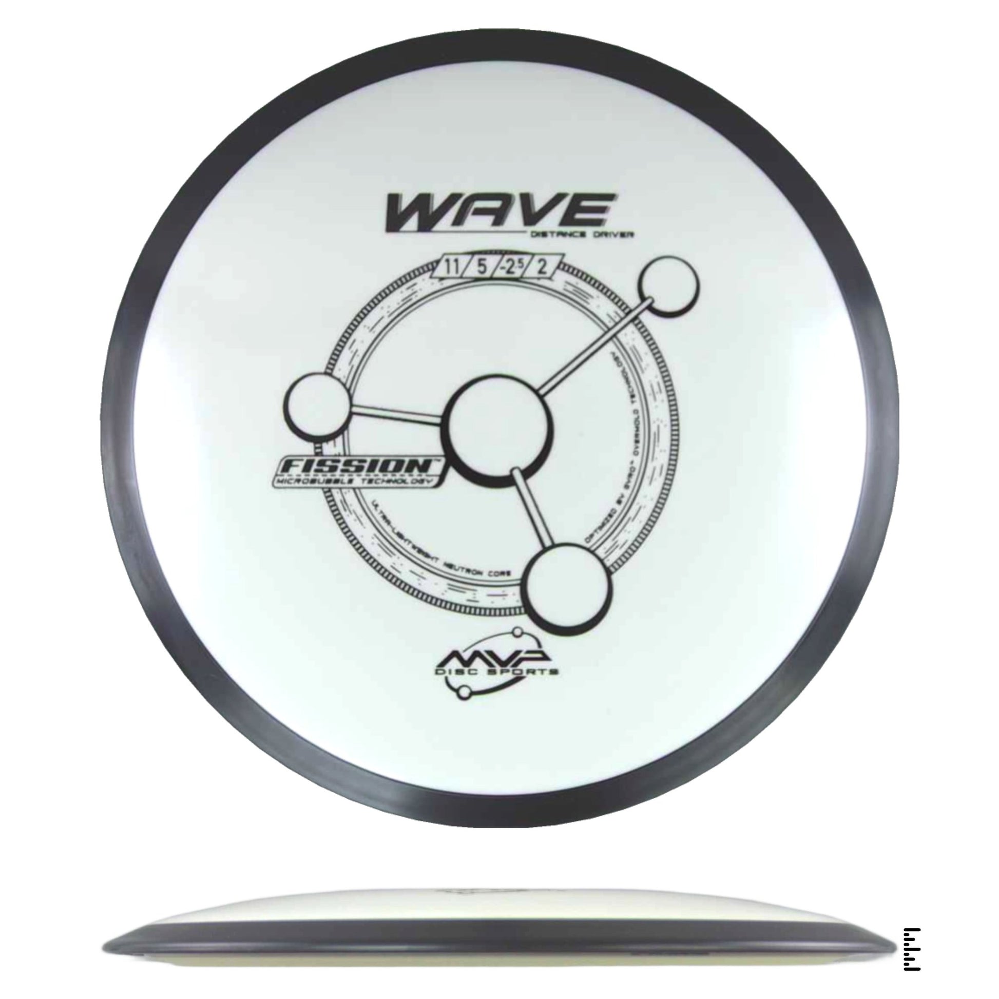 MVP Disc Sports Fission Wave - White - Powergrip USA