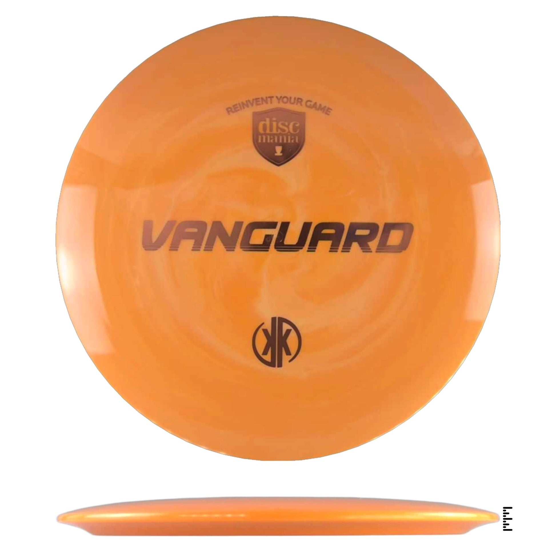 Discmania Swirl S - Line Vanguard Creator Series - Orange - Powergrip USA