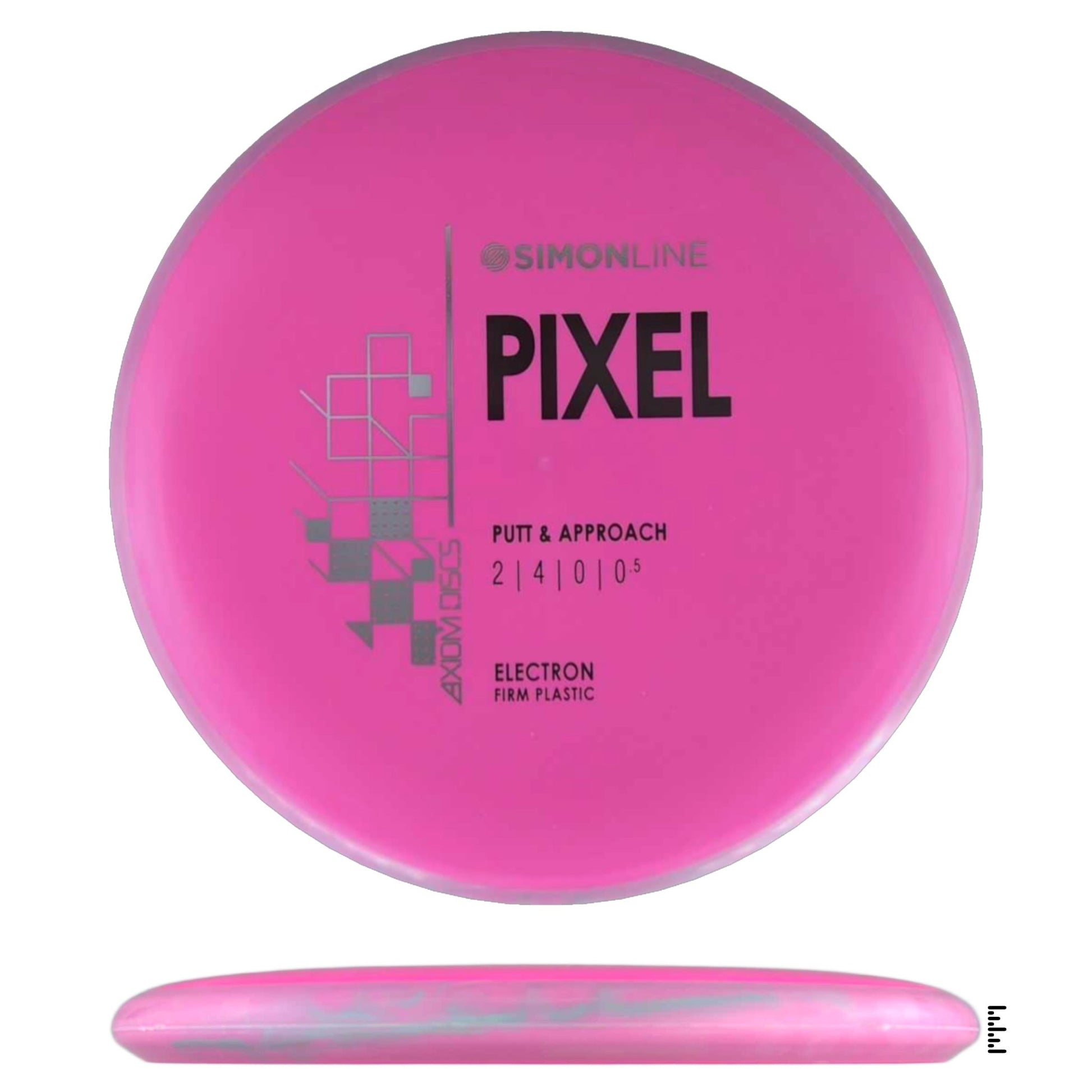 Axiom Discs Simon Line Electron Firm Pixel - Pink / Pink - Powergrip USA
