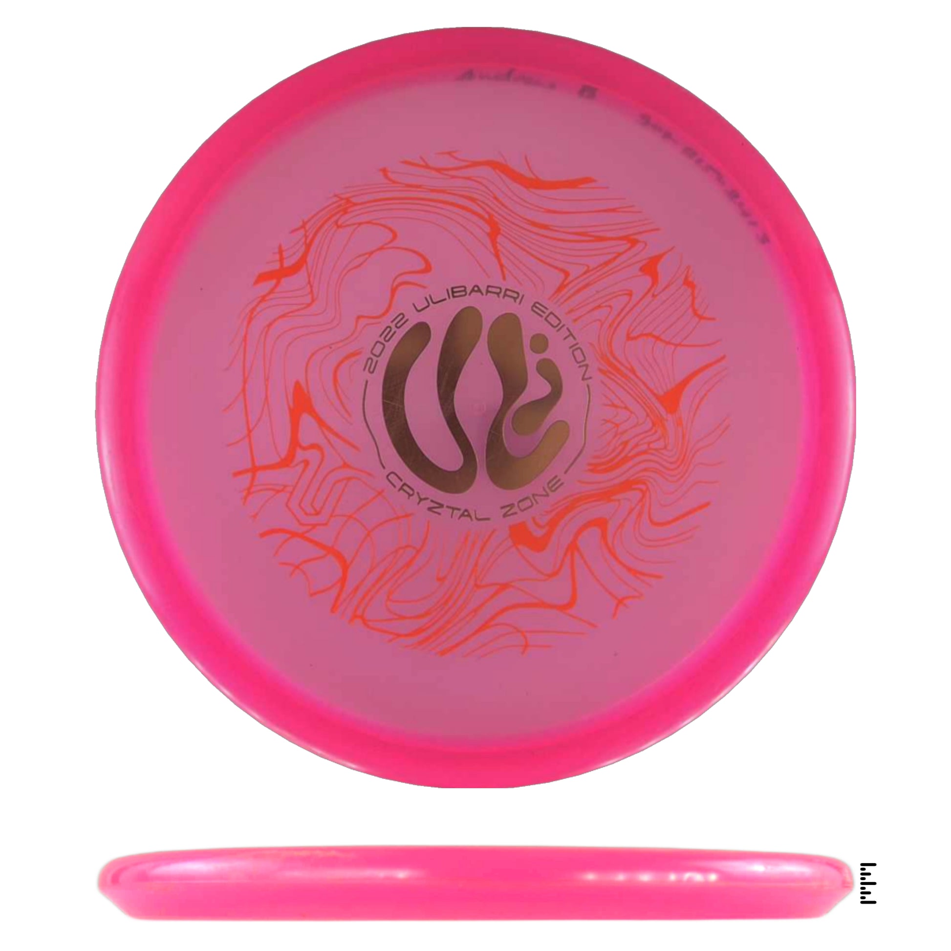 Pink disc golf disc - 2022 Ulibarri Edition Crystal Zone