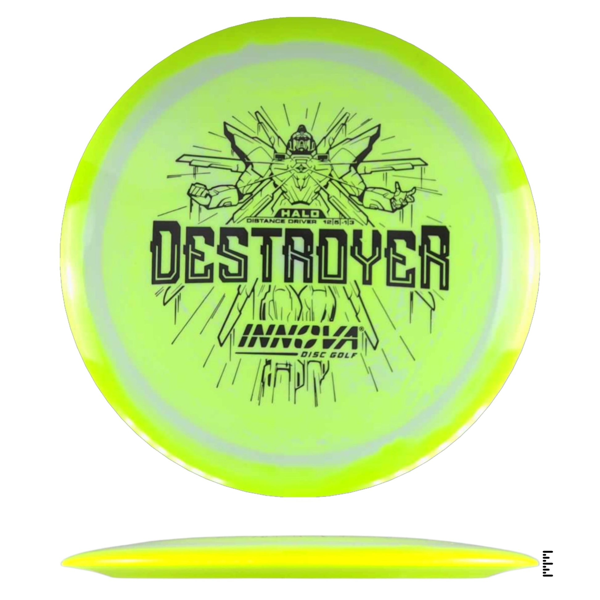Innova Halo Star Destroyer - Fluorescent Yellow / Fluorescent Yellow - Powergrip USA