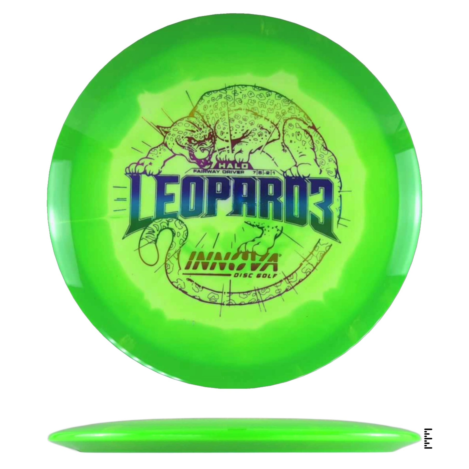 Innova Halo Star Leopard3 - Yellow / Green - Powergrip USA