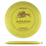 Yellow Gateway Assassin disc golf disc