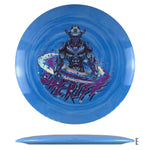 Blue Sheriff disc golf disc