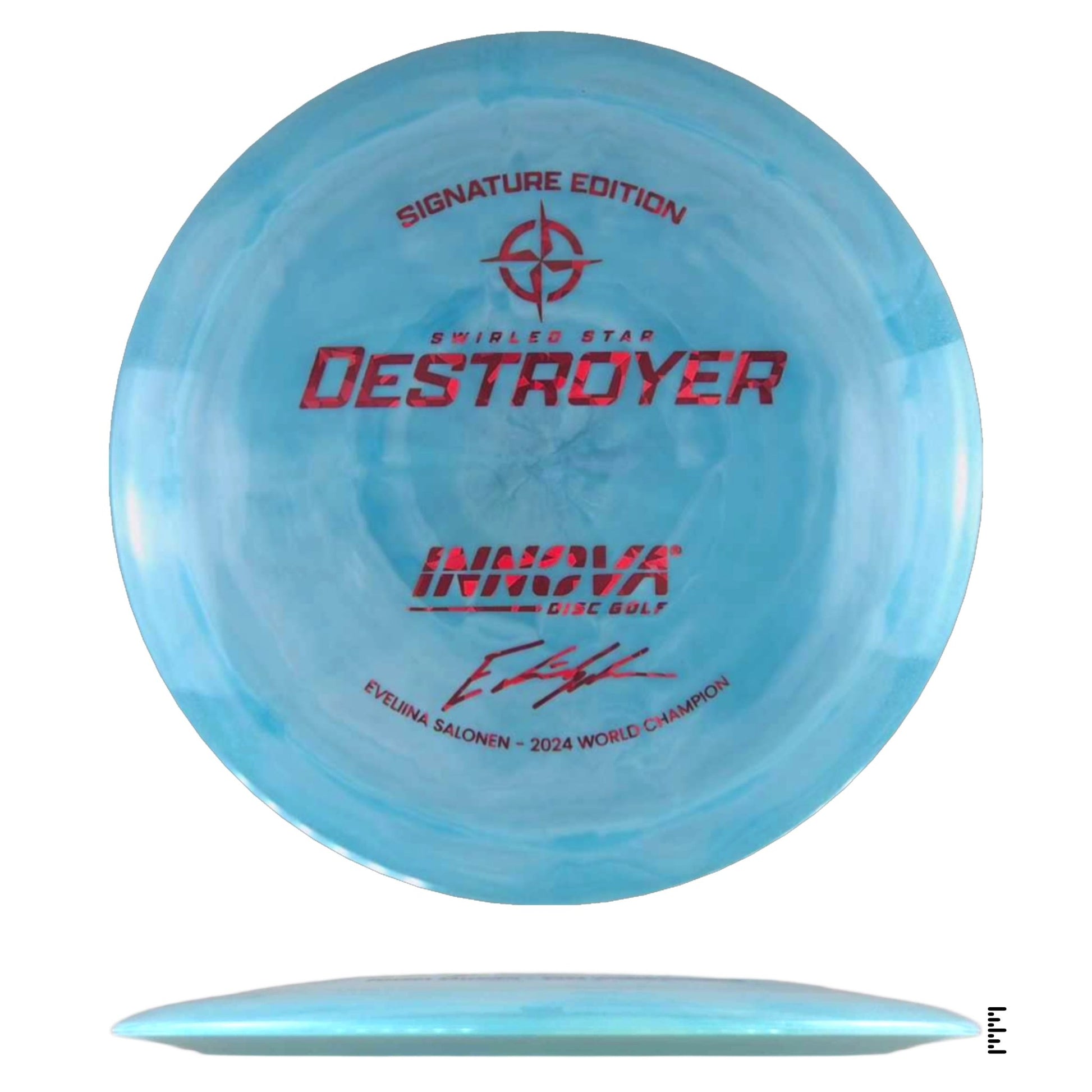 Innova Swirled Star Destroyer Eveliina Salonen Signature Edition - Light Blue - Powergrip USA
