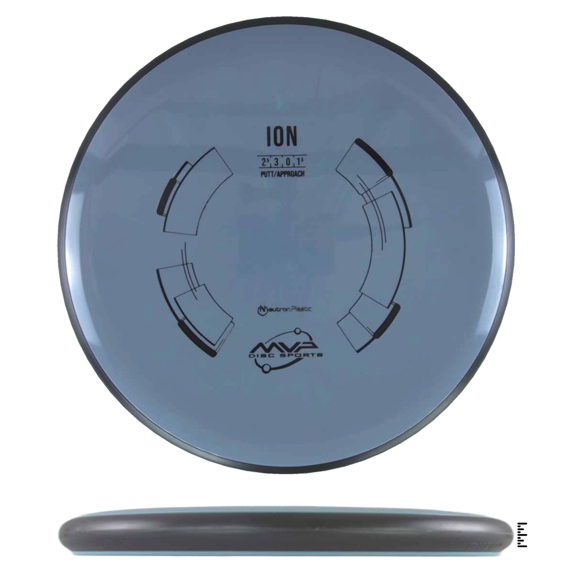 MVP Disc Sports Neutron Ion - Gray - Powergrip USA