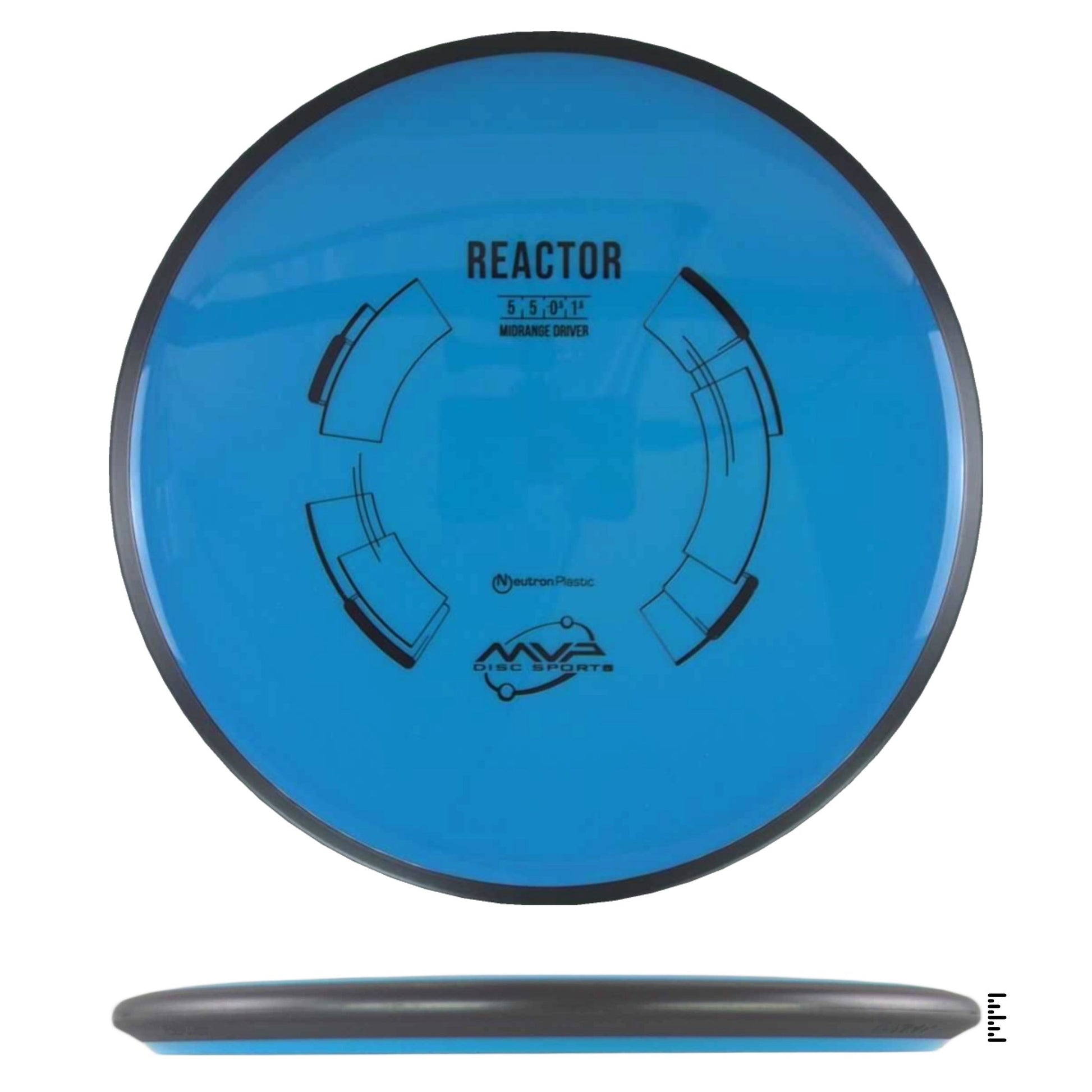 MVP Disc Sports Neutron Reactor - Sky Blue - Powergrip USA